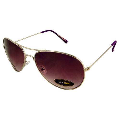 Air Force Purple Aviator Sunglasses