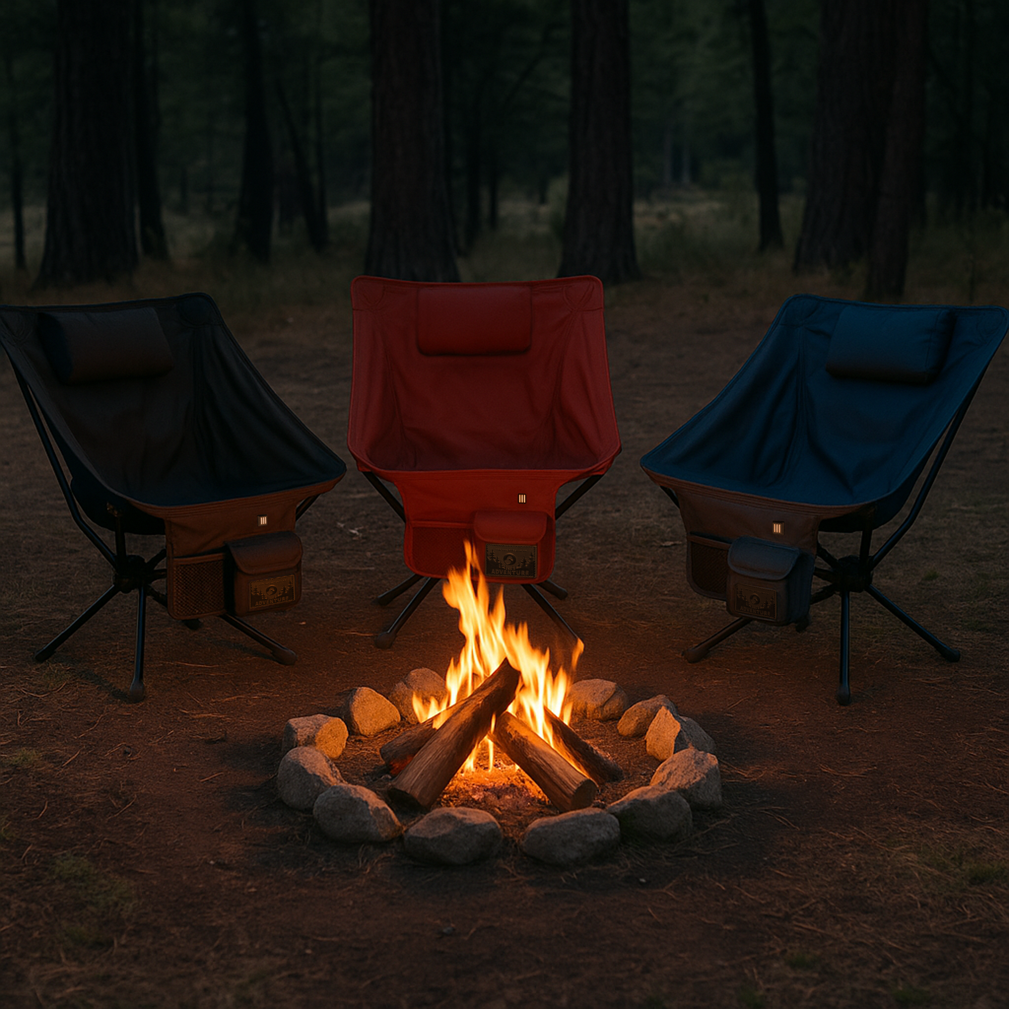 The Beck Chair - Ultra-portable Heated Camping Chair