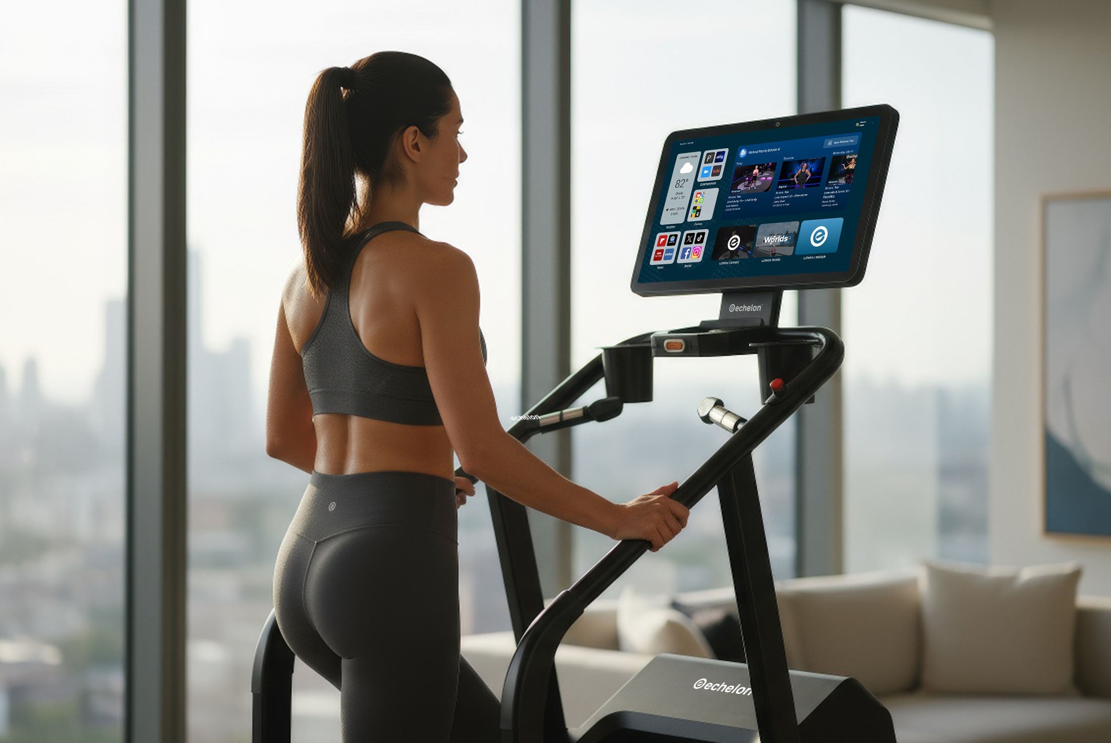 Echelon Summit Stairmill Home - 22″ Hd Touchscreen
