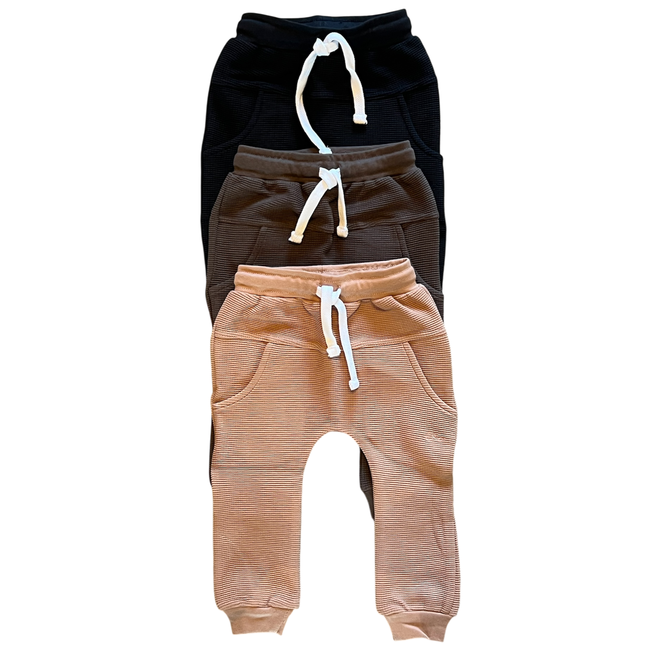 Cocoa Waffle Knit Joggers