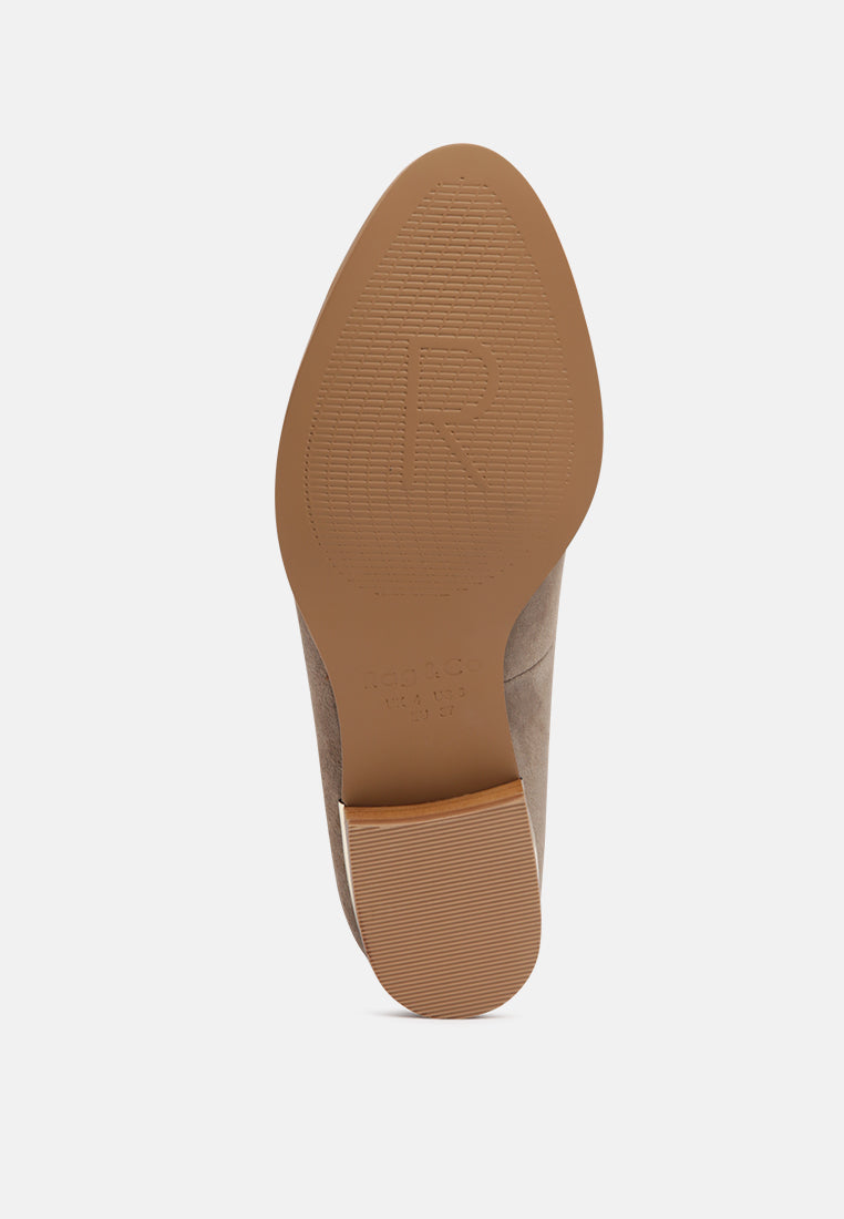 Anna Suede Leather Loafers
