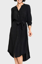 Belted Midi Shirtdress