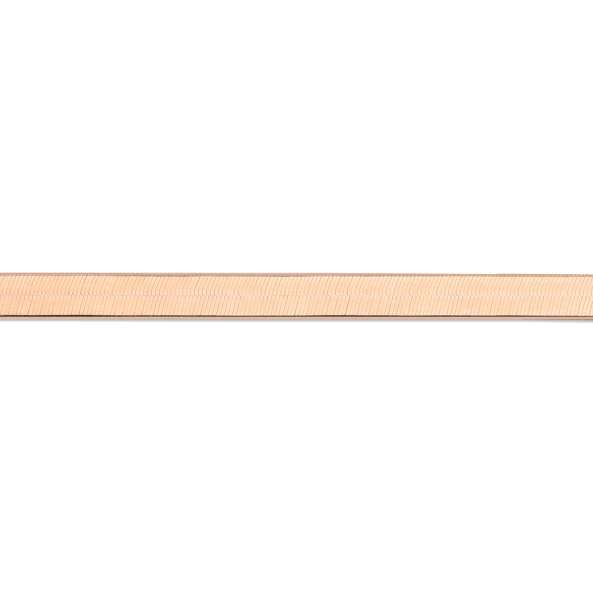 Gold Herringbone Chain Necklace