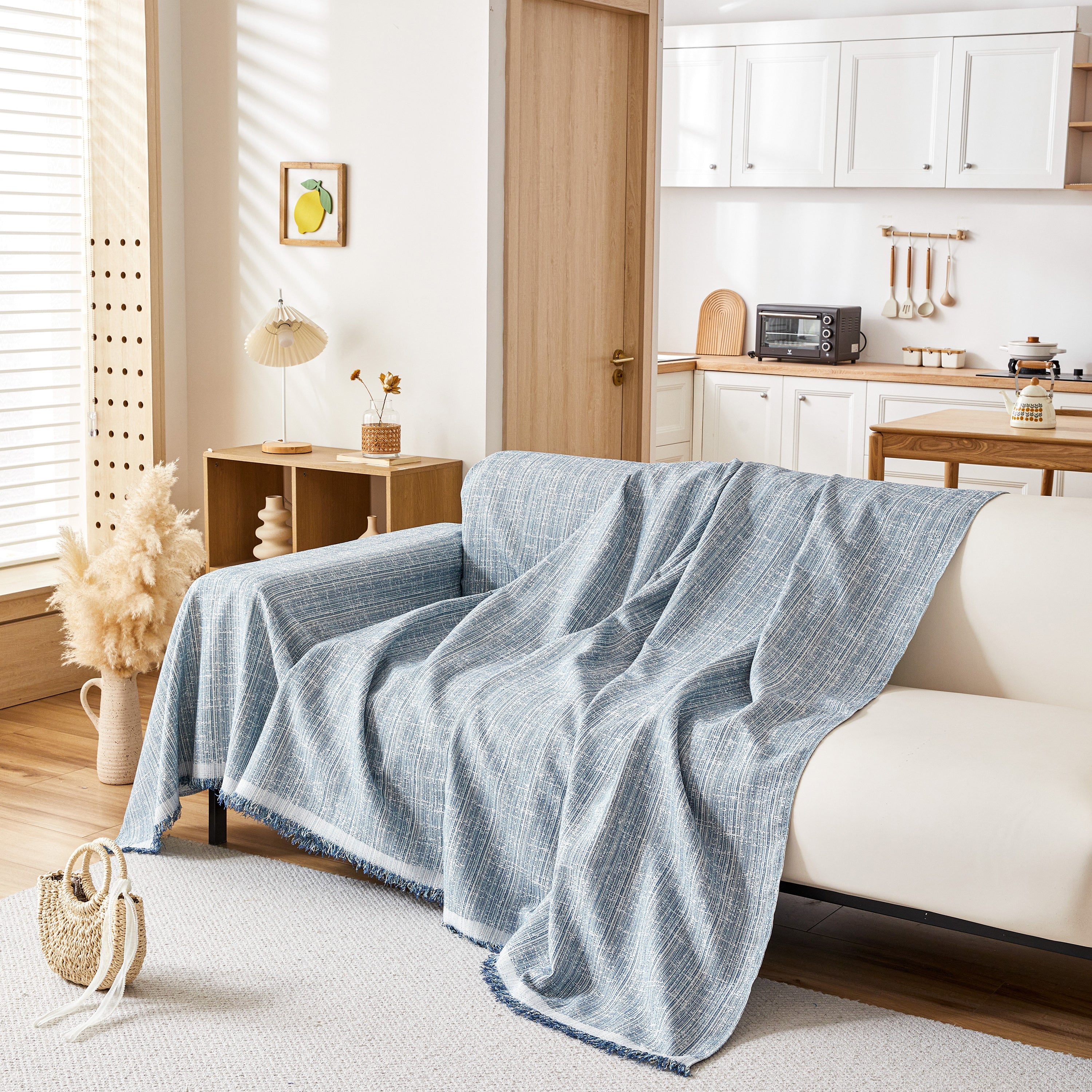 Couch Cover Blanket Couch Covers For Most Shape Sofas Washable Durable Sofa Throw Cover With Tassels
