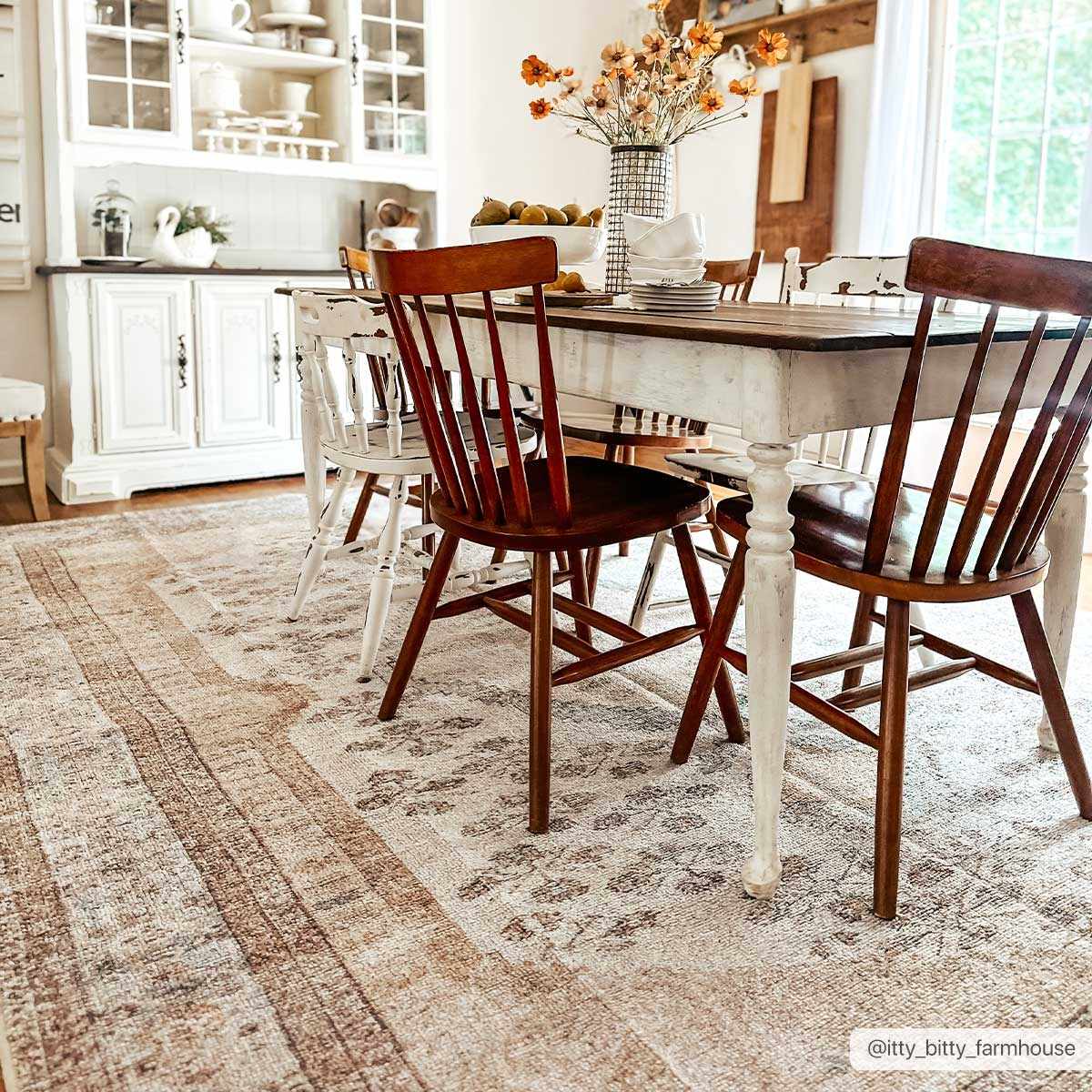 Analu Non-slip Washable Rug