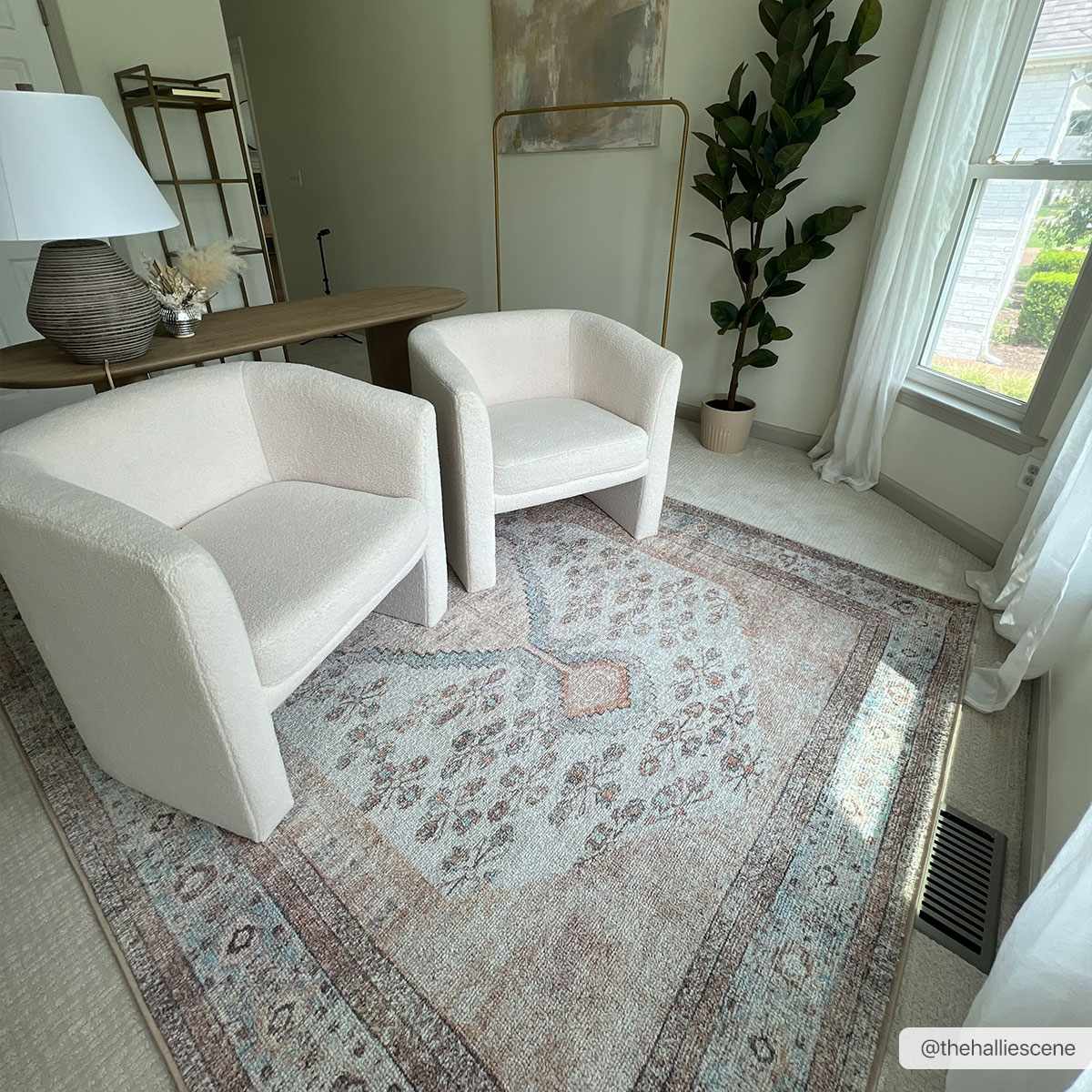 Analu Non-slip Washable Rug