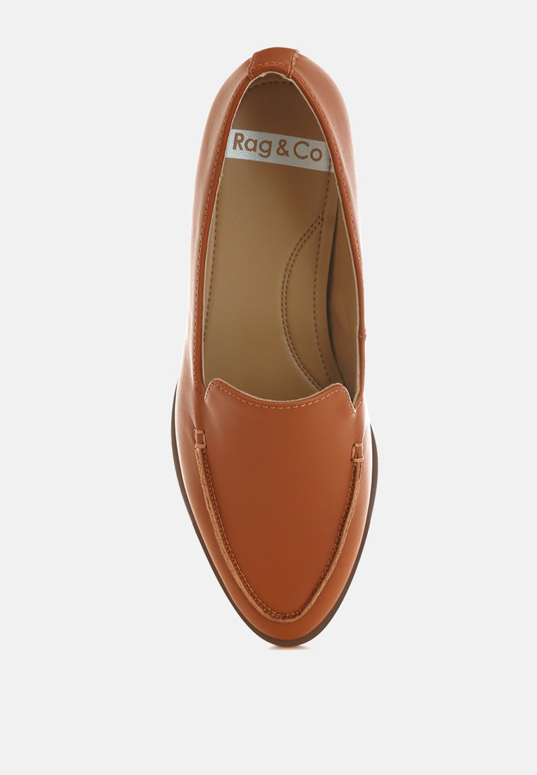 Anna Suede Leather Loafers