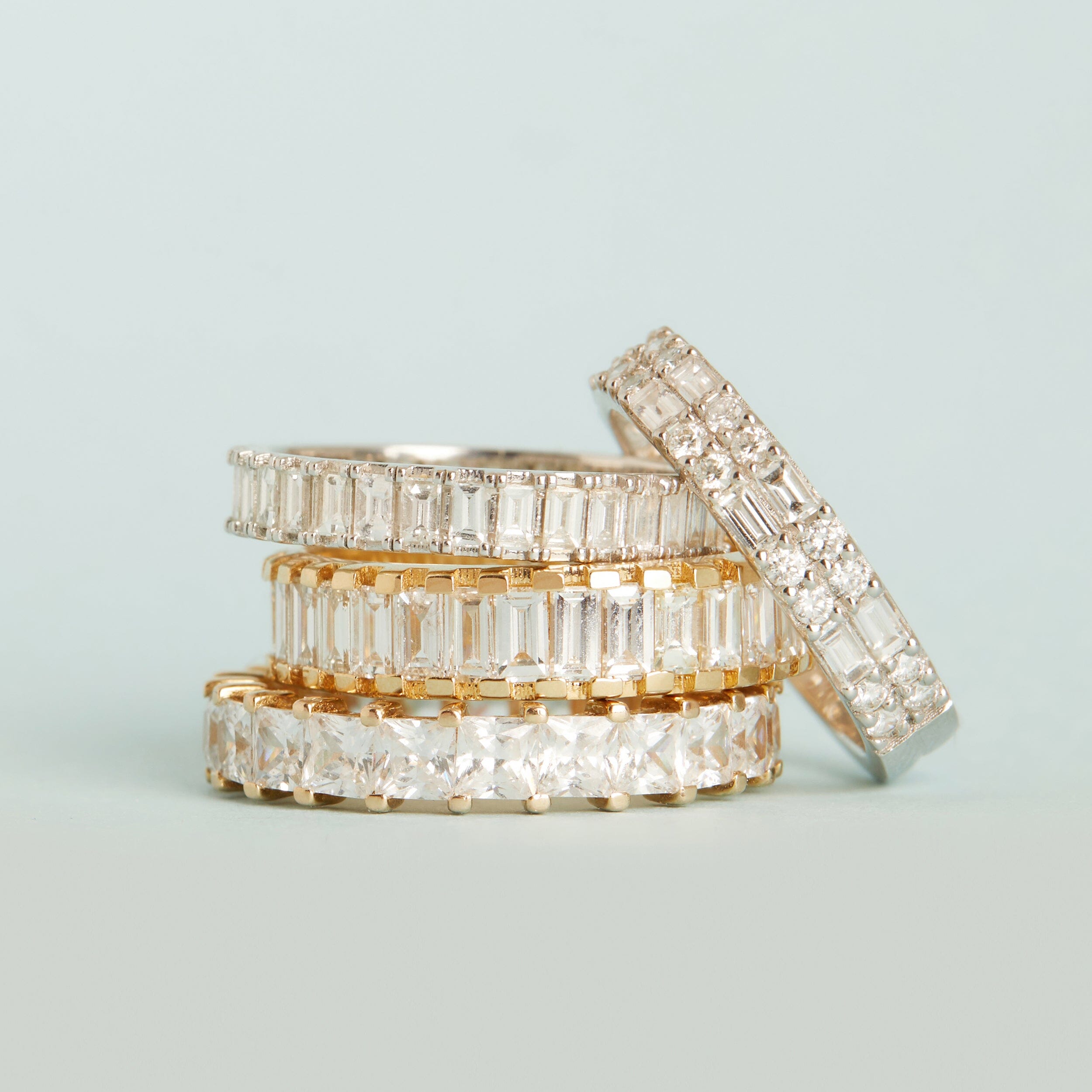 Bold Diamond Baguette Ring