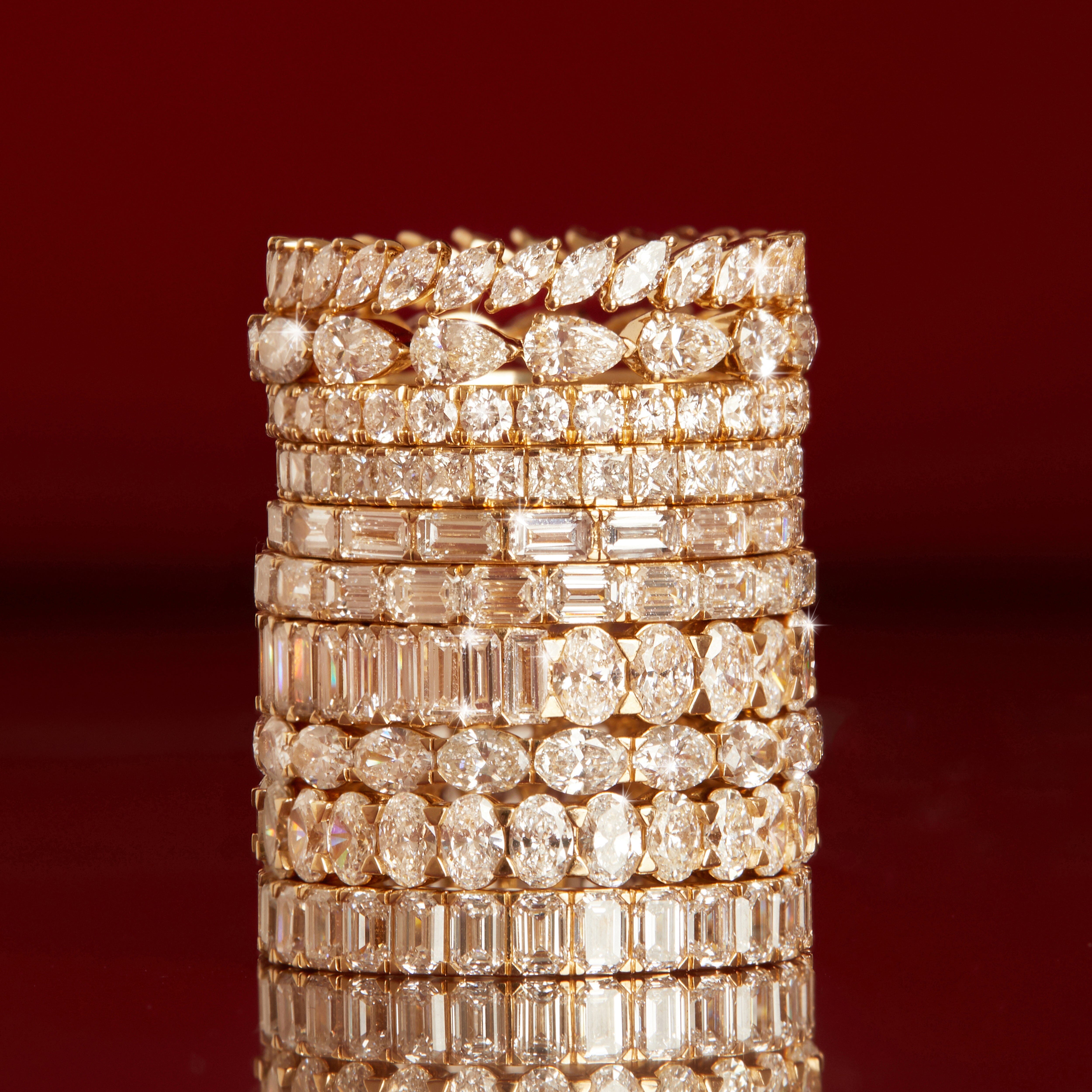 Two-in-One Lab Grown Diamond Eternity Ring