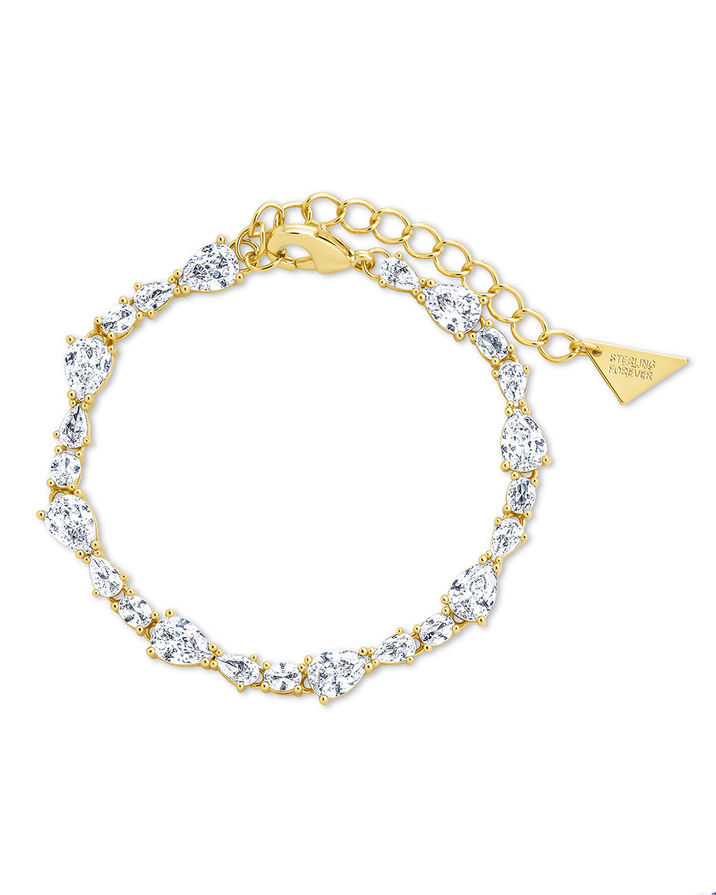 Sterling Silver Wyatt Cz Tennis Bracelet
