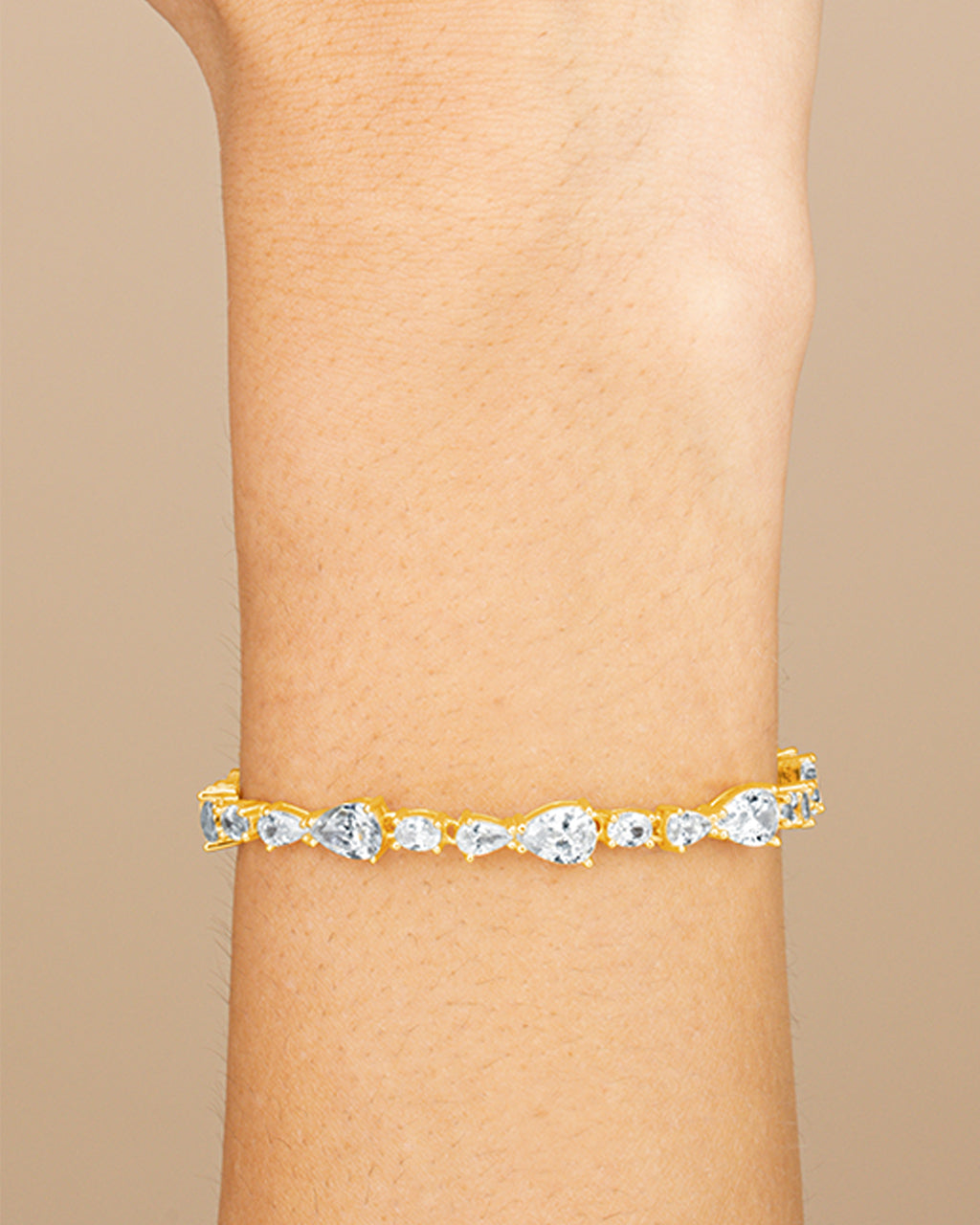 Sterling Silver Wyatt Cz Tennis Bracelet