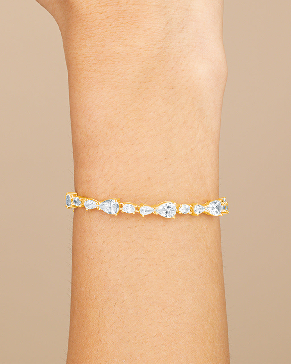 Sterling Silver Wyatt Cz Tennis Bracelet