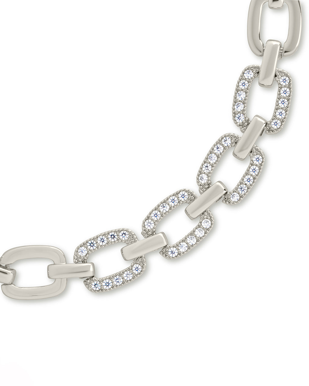 Fiona Cz Statement Chain Link Bracelet