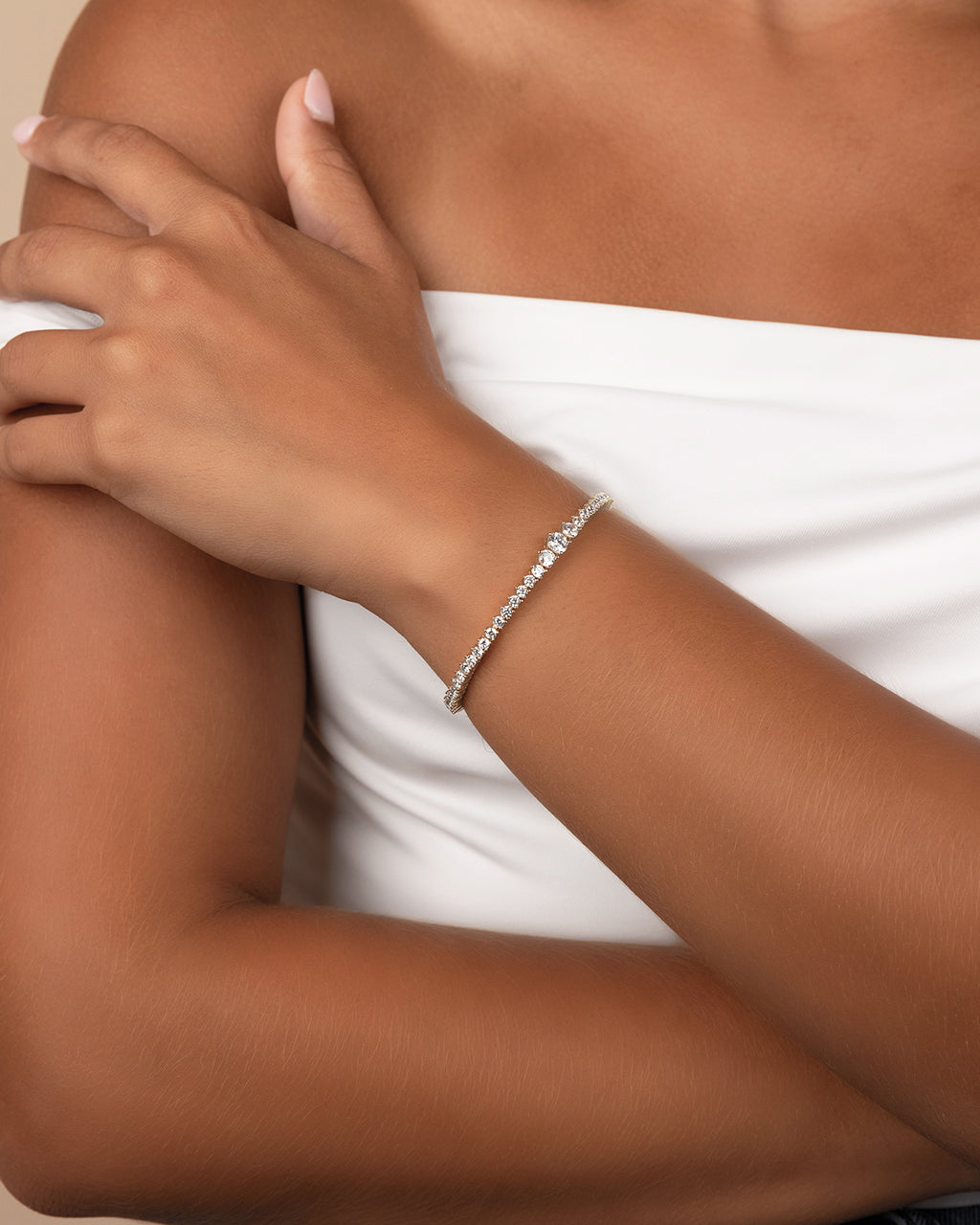 Tatum CZ Tennis Bracelet