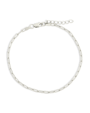 Sterling Silver Paperclip Chain Bracelet
