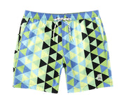 Psycho Bunny Alexander Men Swim Trunks Electric Lime