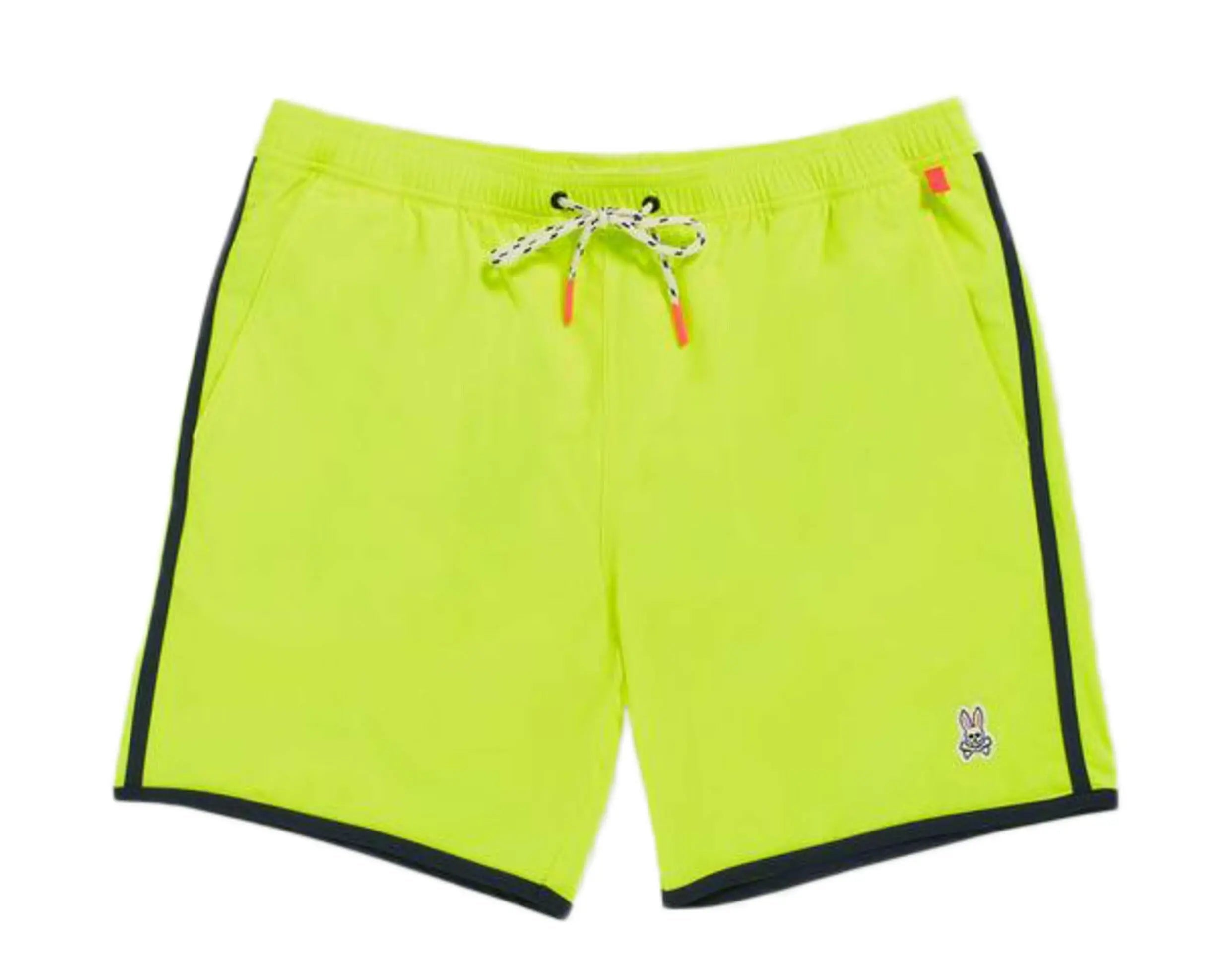 Psycho Bunny Holloway Men Swim Trunks Safety Yellow
