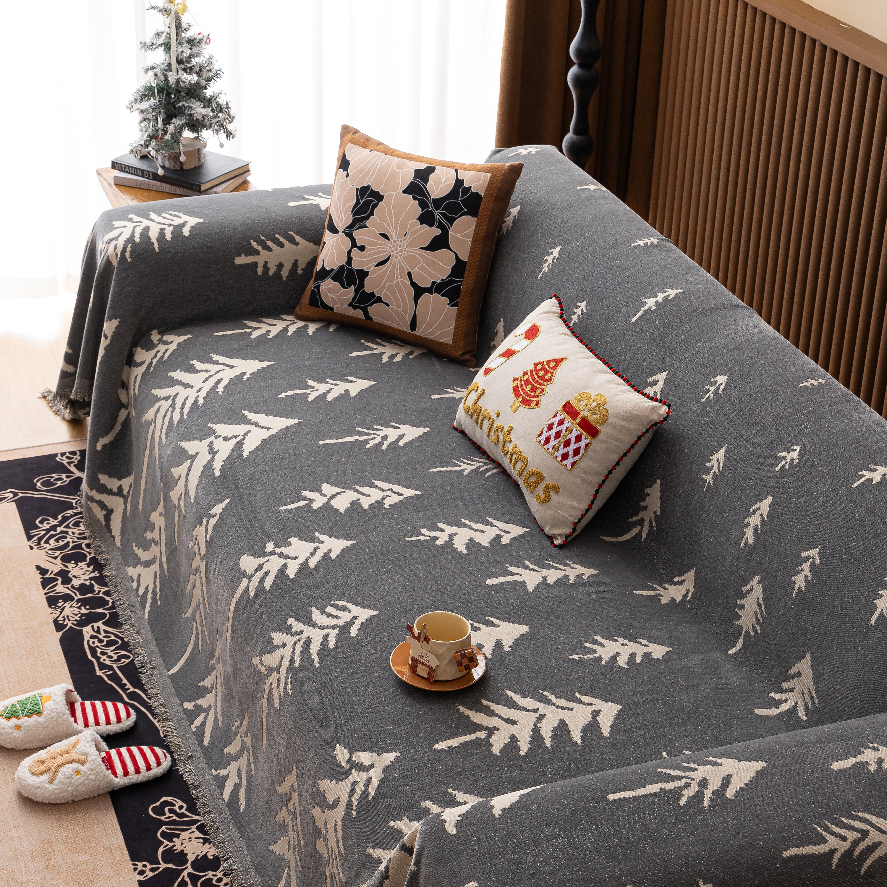 Modern Couch Covers For Couches Large Decorative Throw Blanket With Tassels For Couch