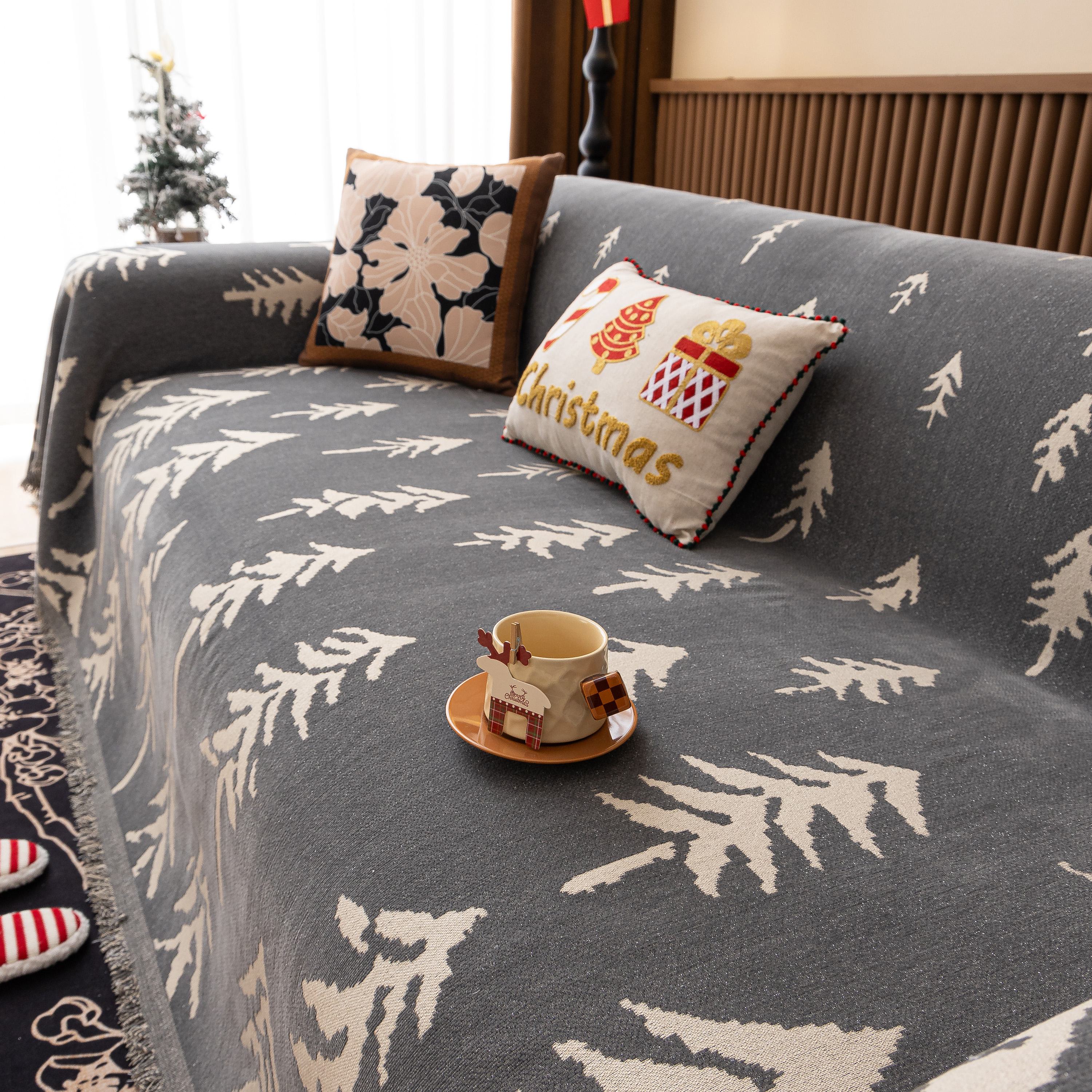 Modern Couch Covers For Couches Large Decorative Throw Blanket With Tassels For Couch