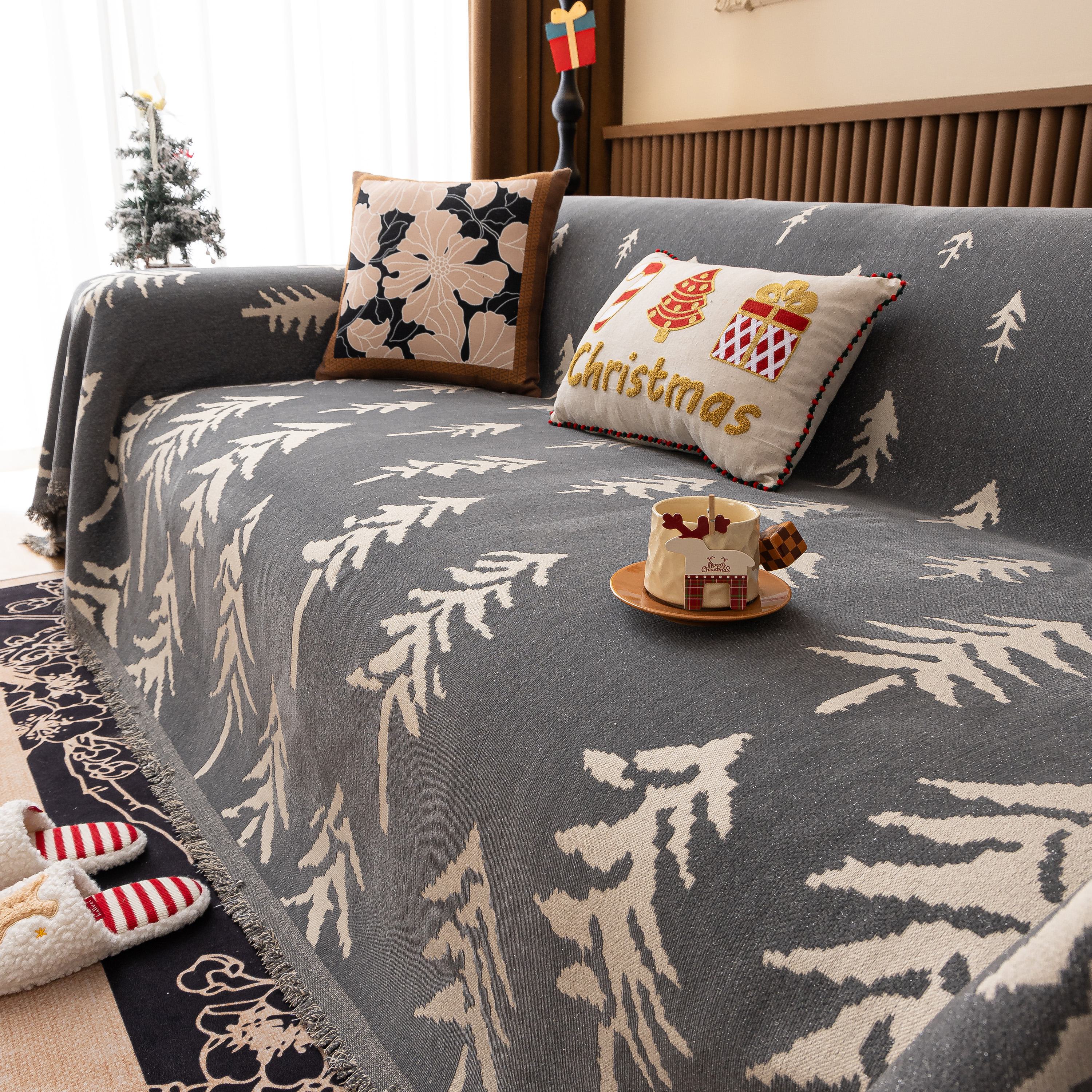 Modern Couch Covers For Couches Large Decorative Throw Blanket With Tassels For Couch