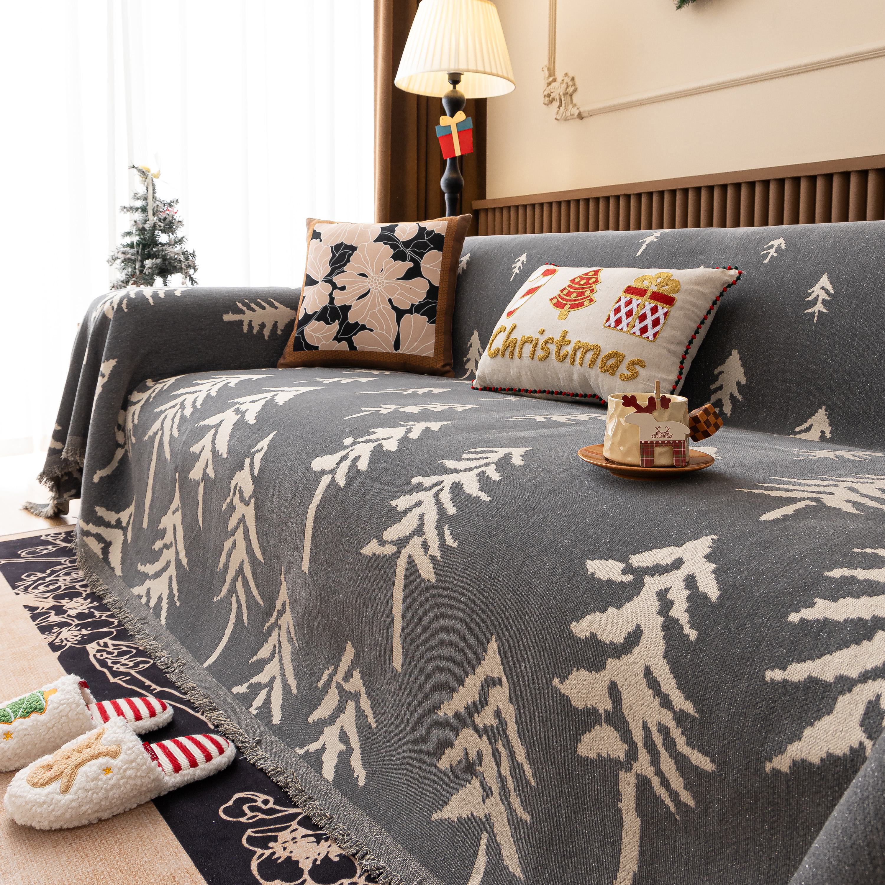 Modern Couch Covers For Couches Large Decorative Throw Blanket With Tassels For Couch