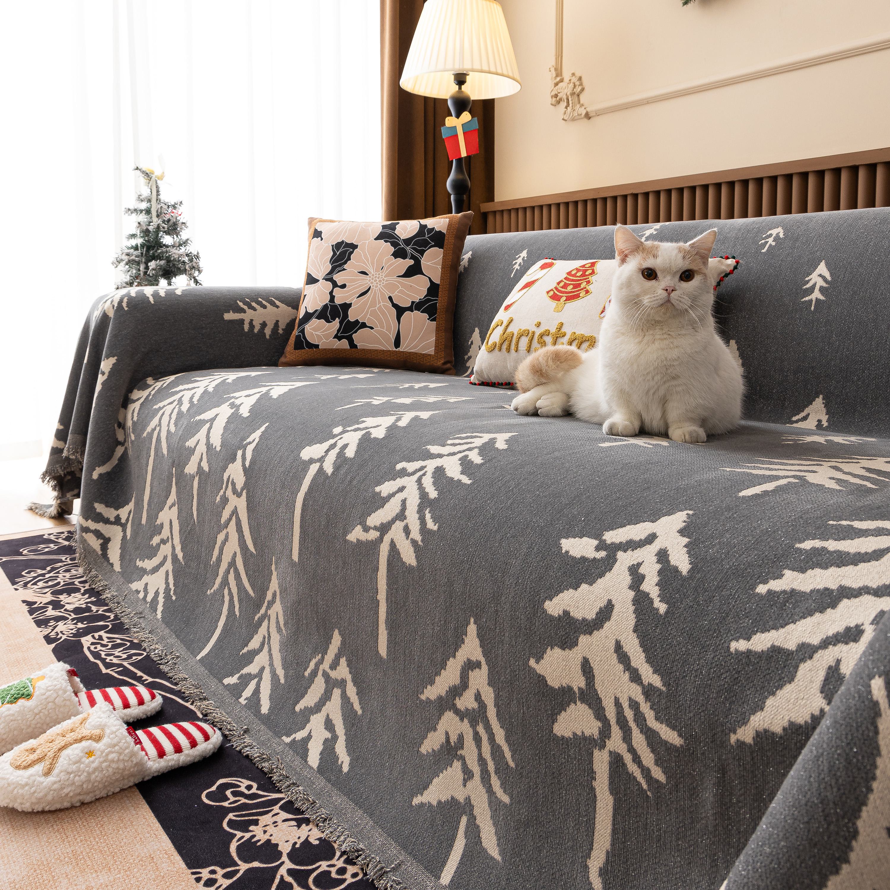 Modern Couch Covers For Couches Large Decorative Throw Blanket With Tassels For Couch