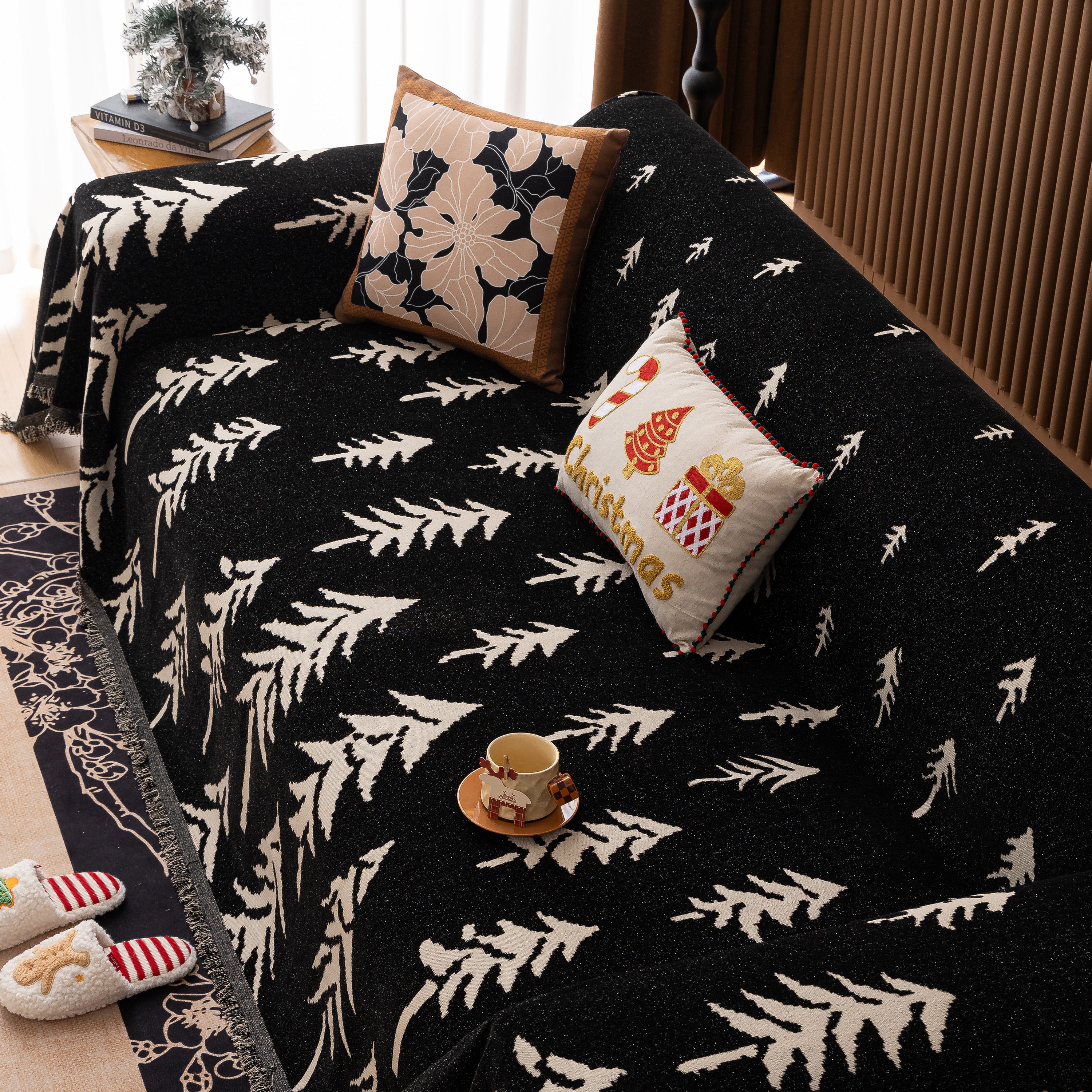 Modern Couch Covers For Couches Large Decorative Throw Blanket With Tassels For Couch