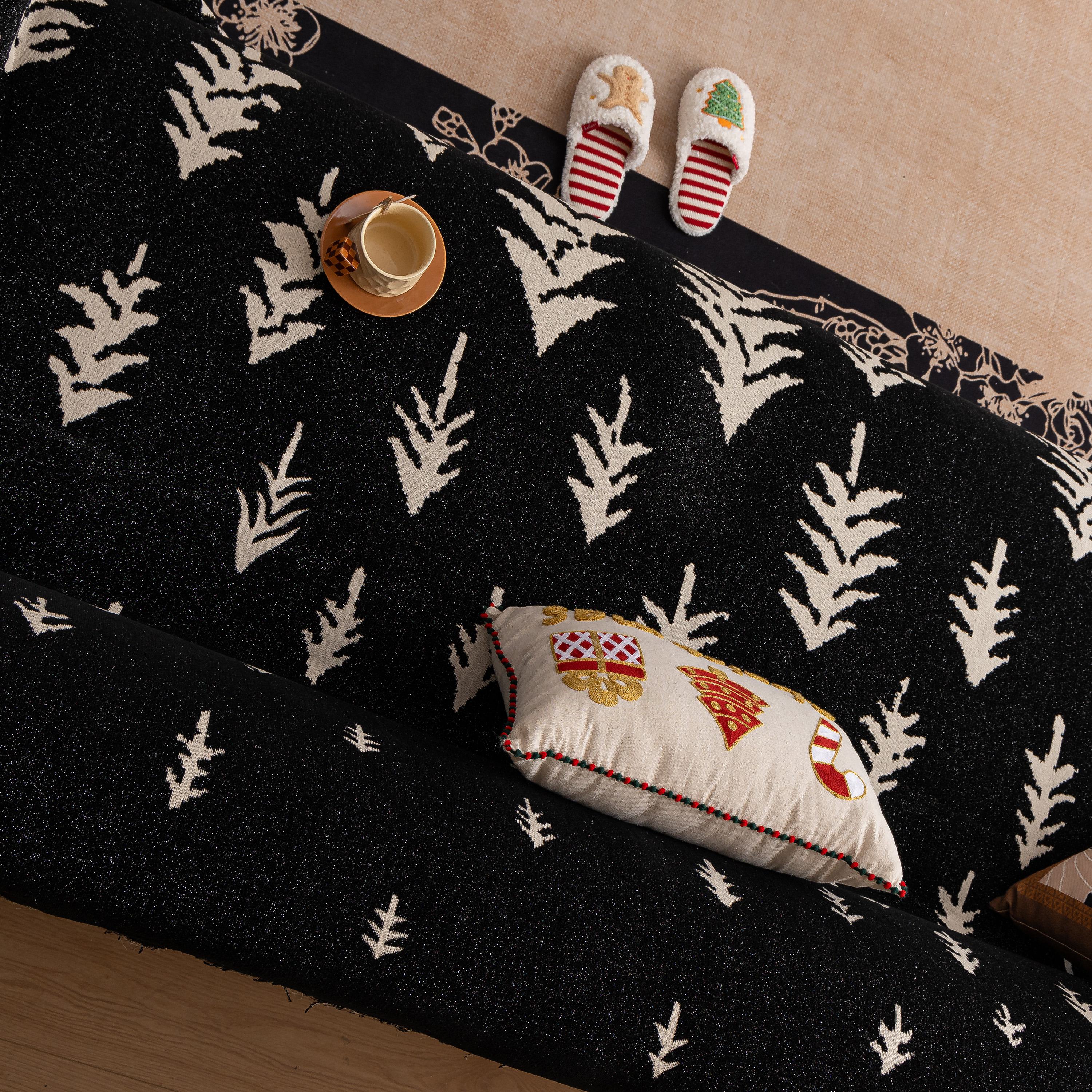 Modern Couch Covers For Couches Large Decorative Throw Blanket With Tassels For Couch
