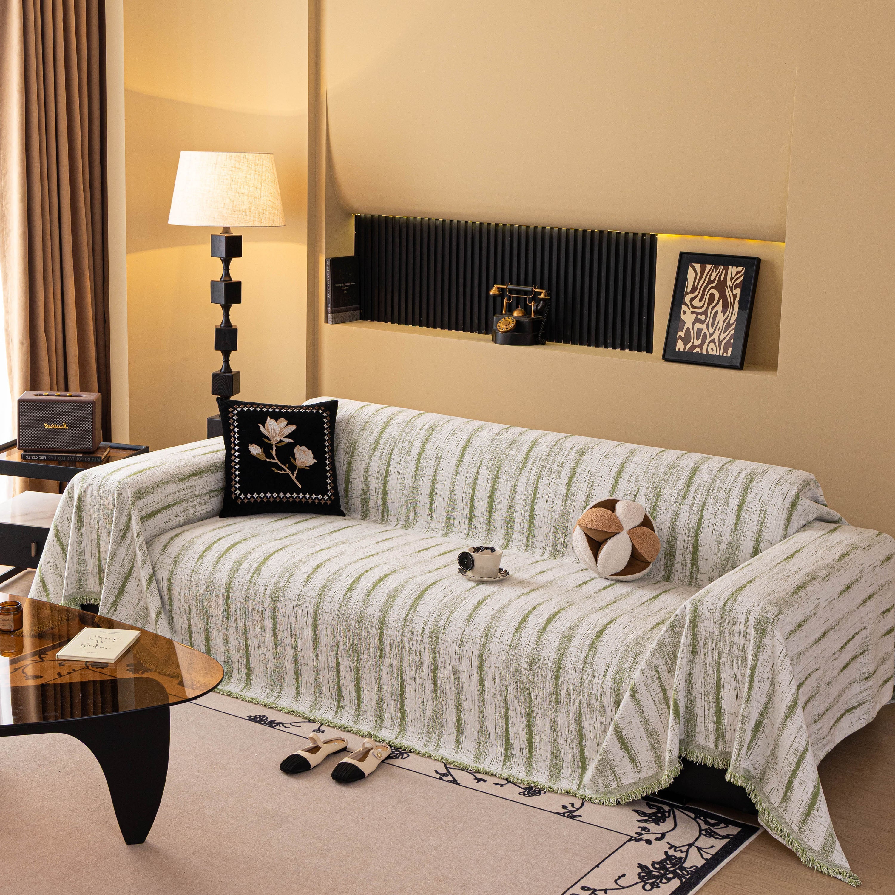Chenille Oversized Throws For Couches, Washable And Durable Sofa Slipcover For Pets