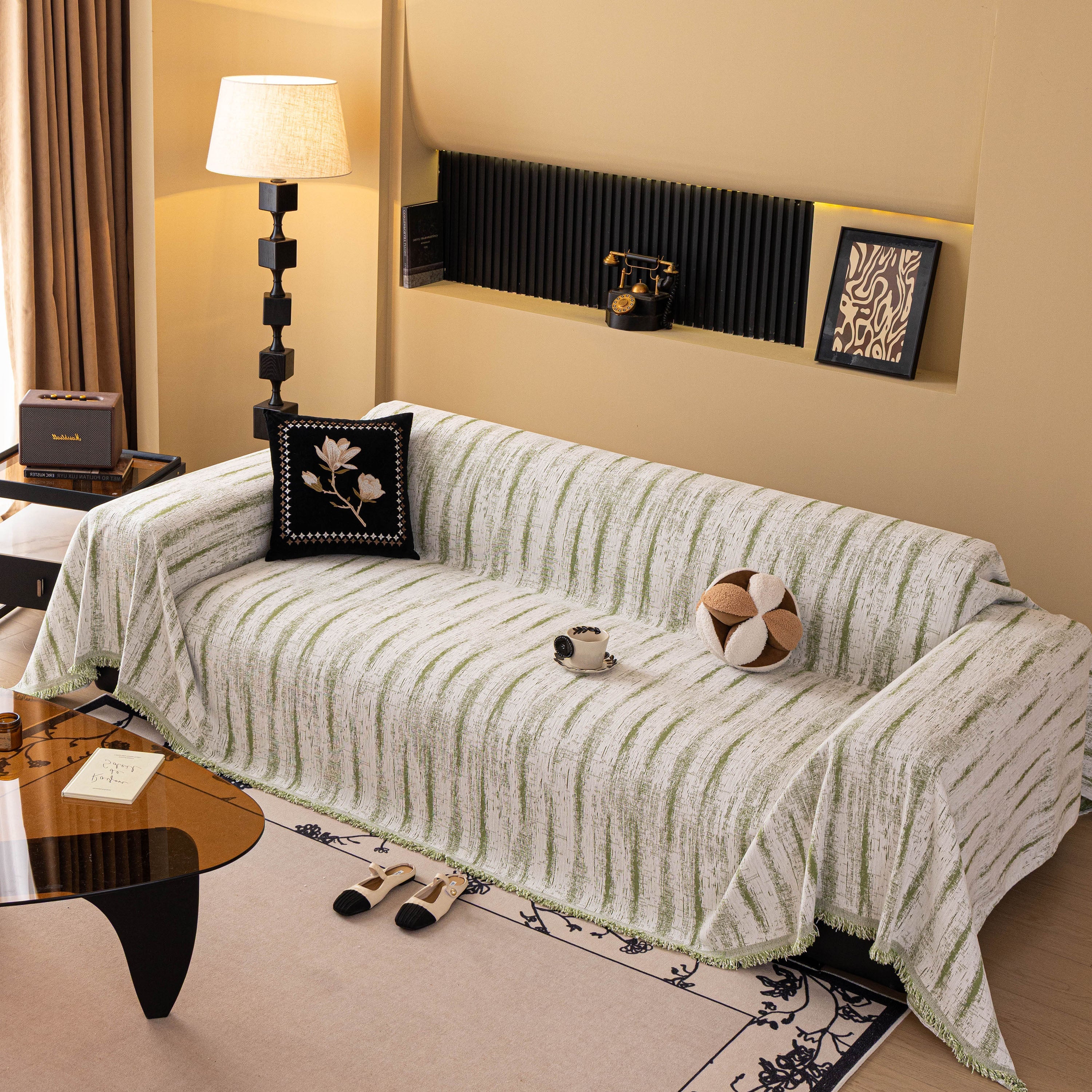 Chenille Oversized Throws For Couches, Washable And Durable Sofa Slipcover For Pets