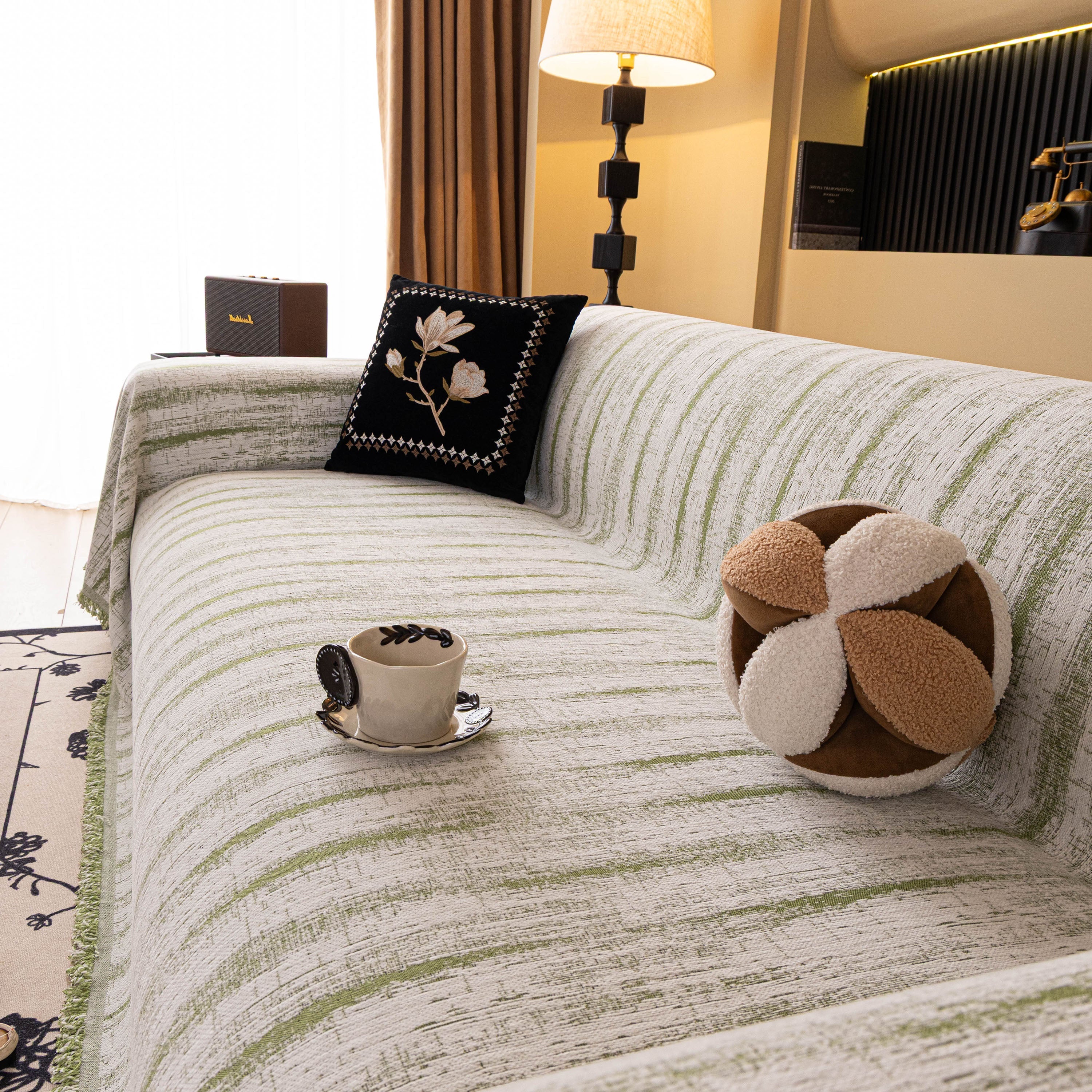 Chenille Oversized Throws For Couches, Washable And Durable Sofa Slipcover For Pets