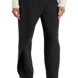 Lucy Paris Striped Asymmetrical Pants Charcoal