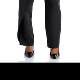 Lucy Paris Striped Asymmetrical Pants Charcoal