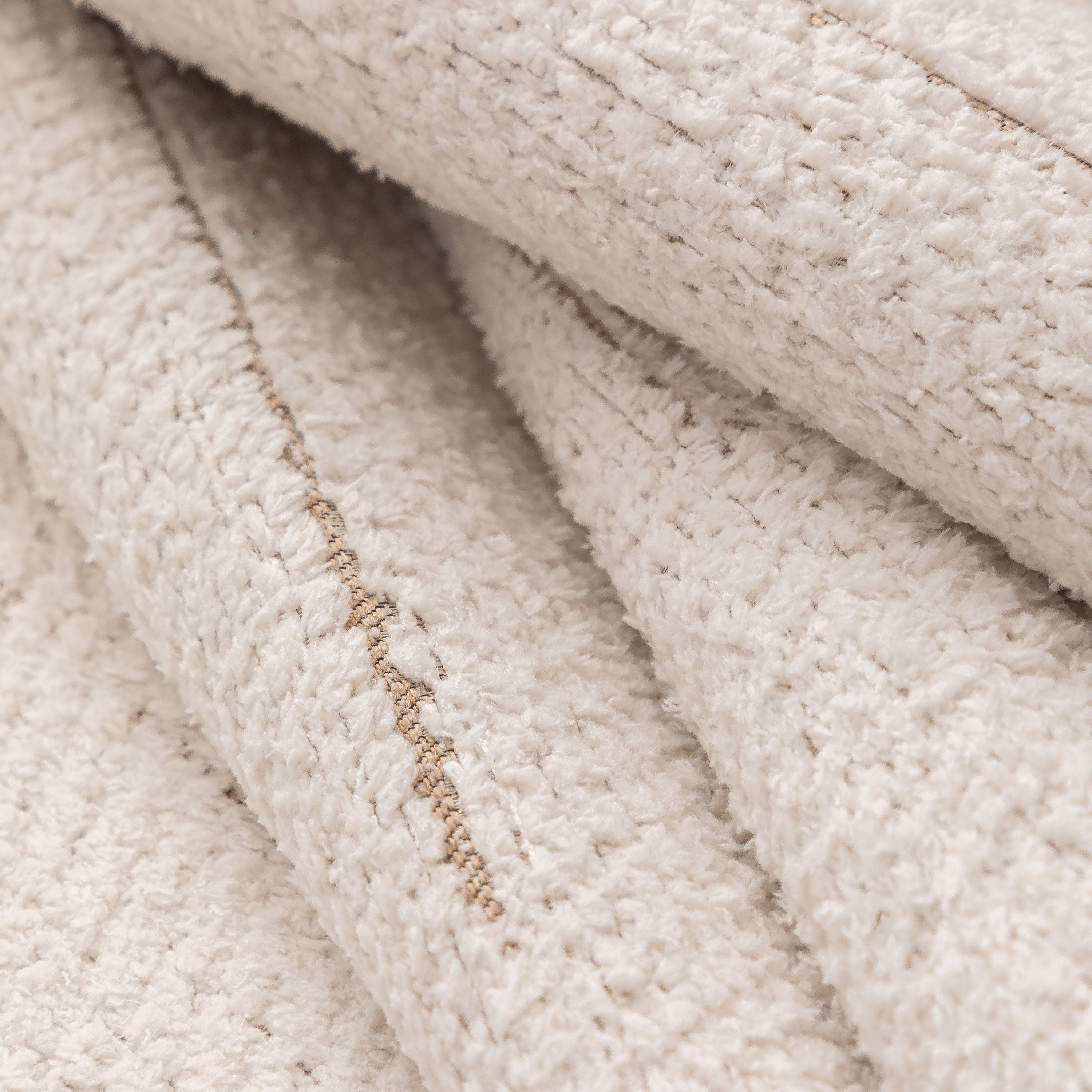 Textured Sofa Seat Cover With Wave Edge – Non-slip, Washable Couch Throw Protector