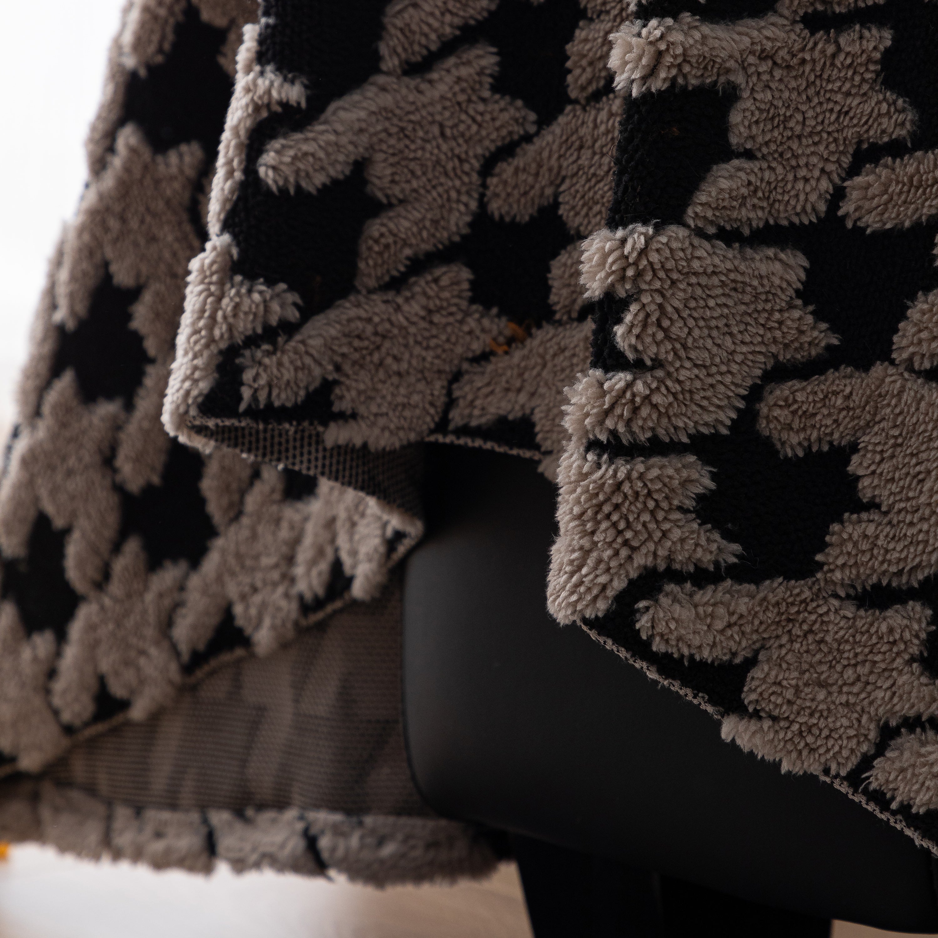 Jacquard Fleece Houndstooth Warm Cozy Couch Cover Blanket Decorative Throws For Sofas