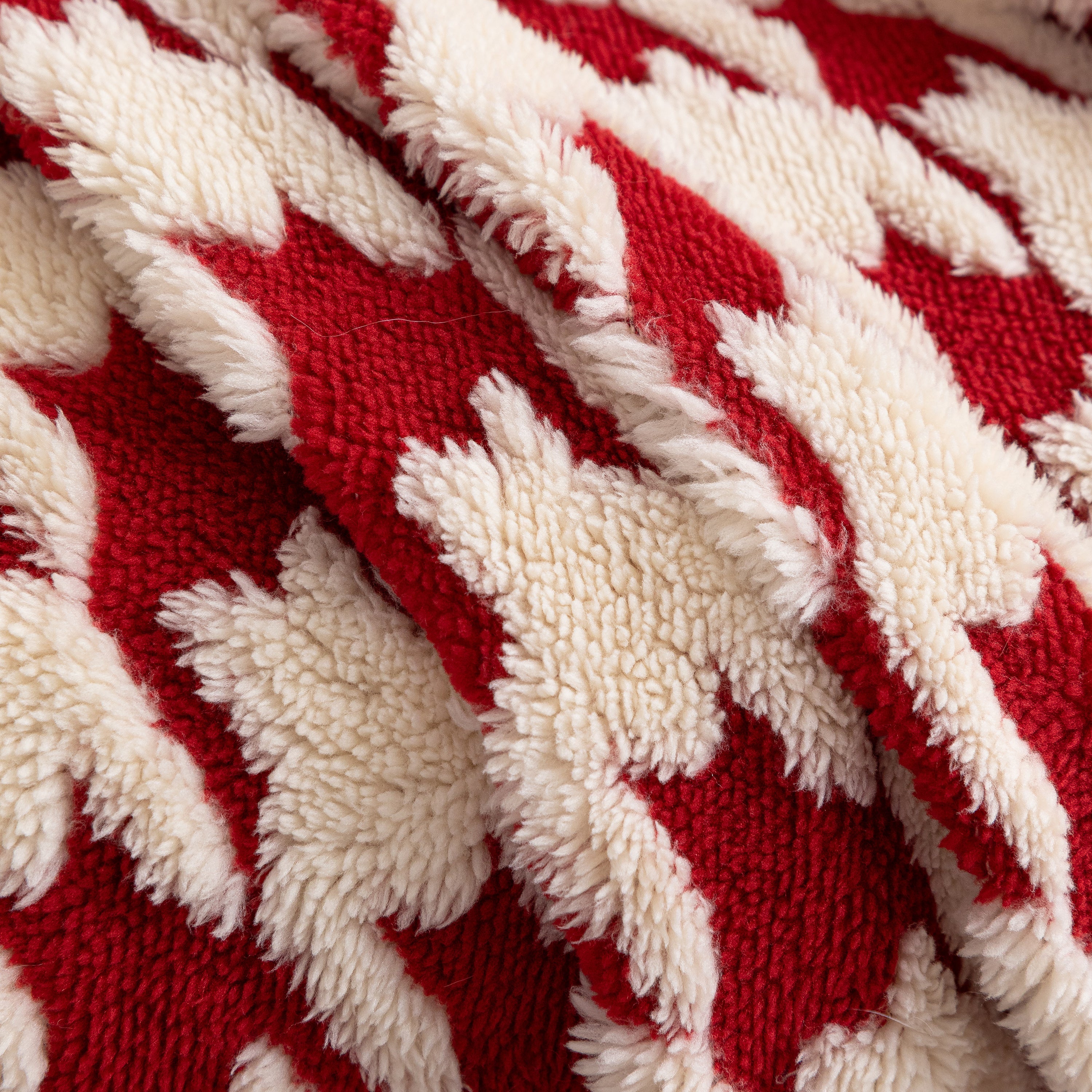 Jacquard Fleece Houndstooth Warm Cozy Couch Cover Blanket Decorative Throws For Sofas