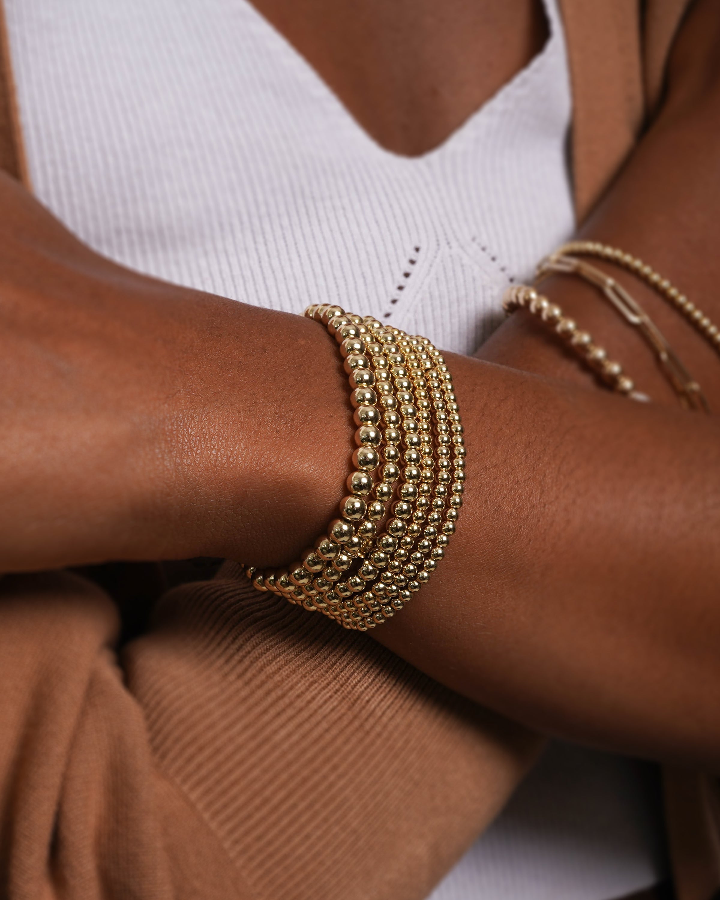 Zoe Lev 3mm Bead Bracelet