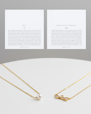 Beautifully Broken & Grit Layered Necklace Set