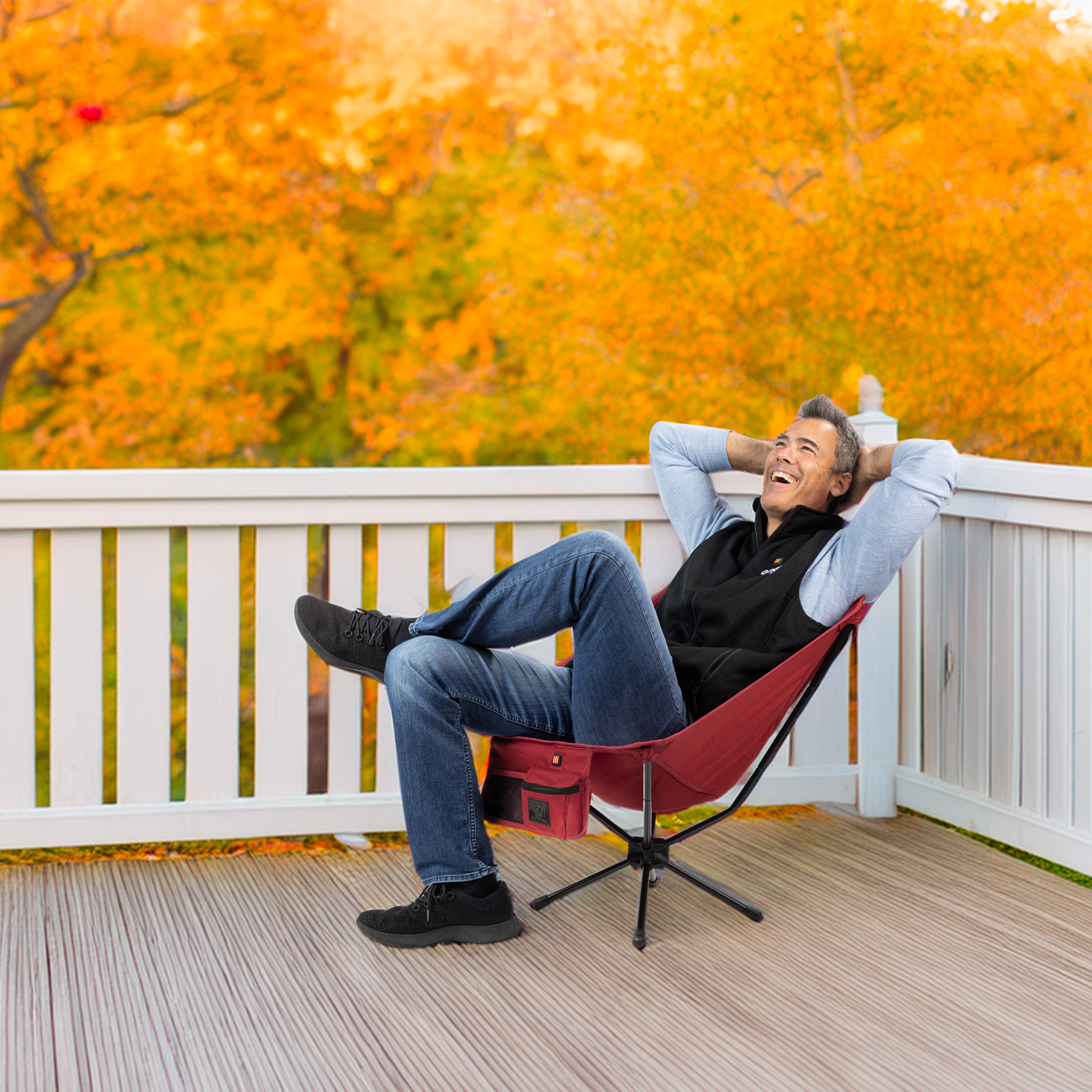 The Beck Chair - Ultra-portable Heated Camping Chair