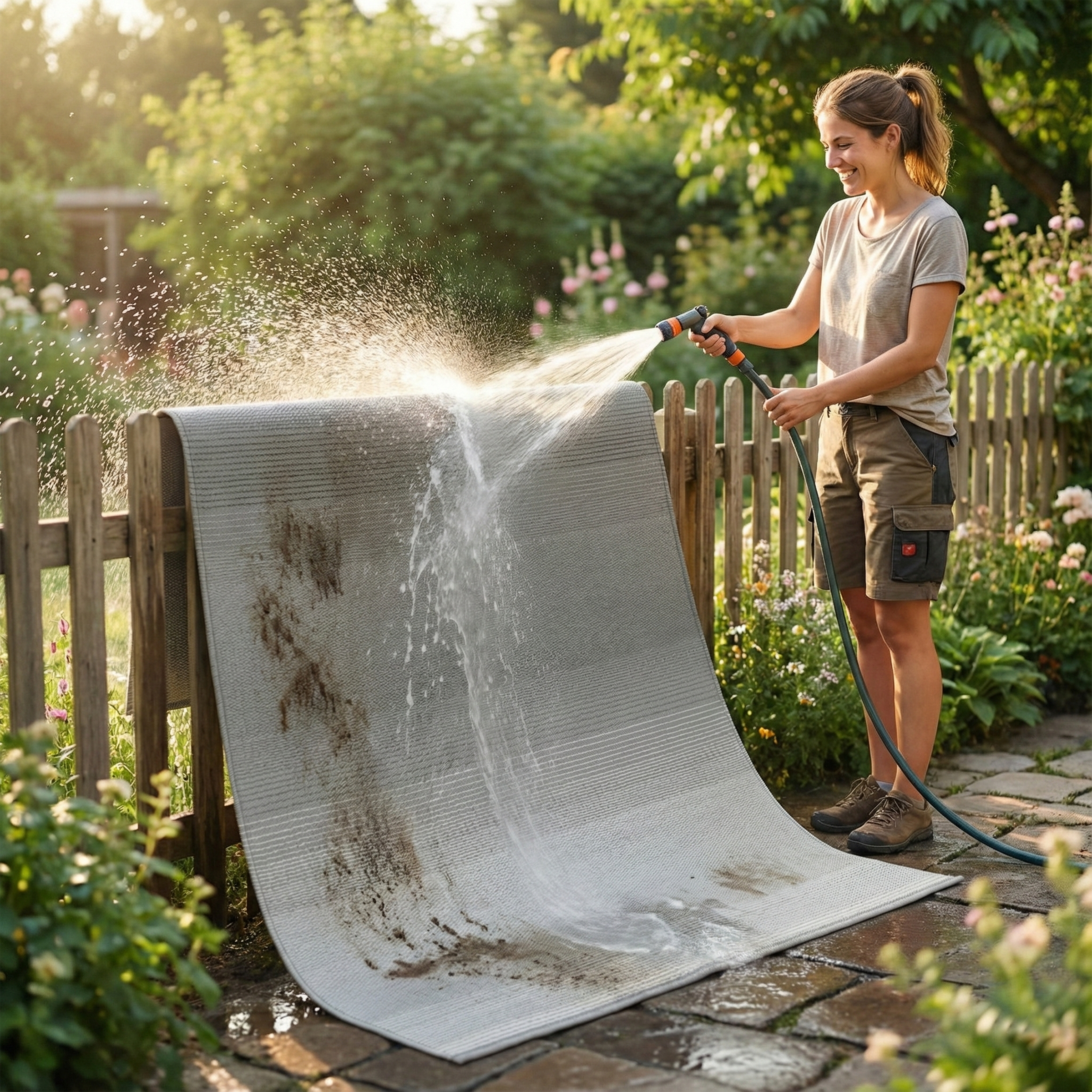 Big Sur - Ash Outdoor Rug For Patio