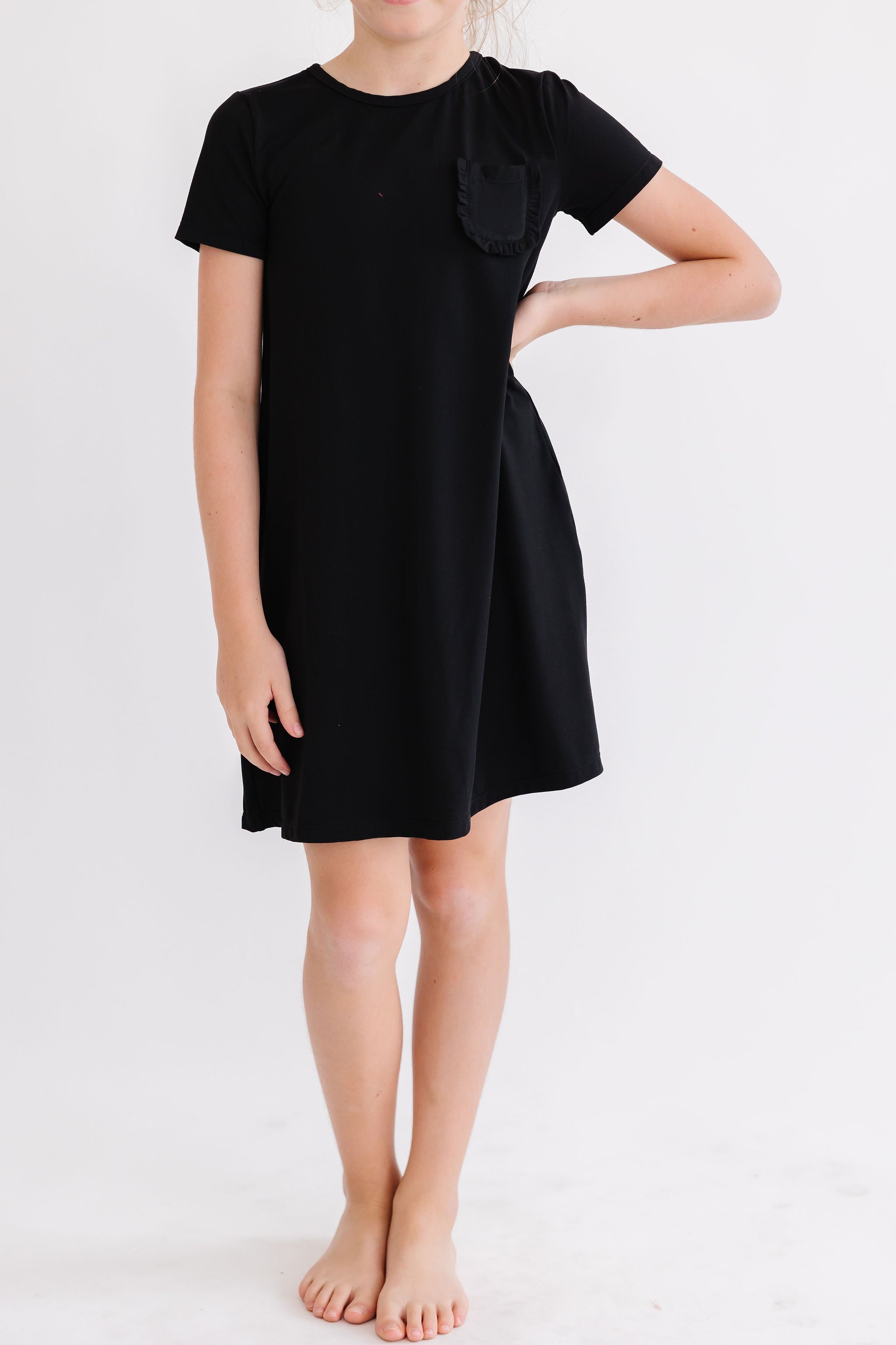 Black T-shirt Dress