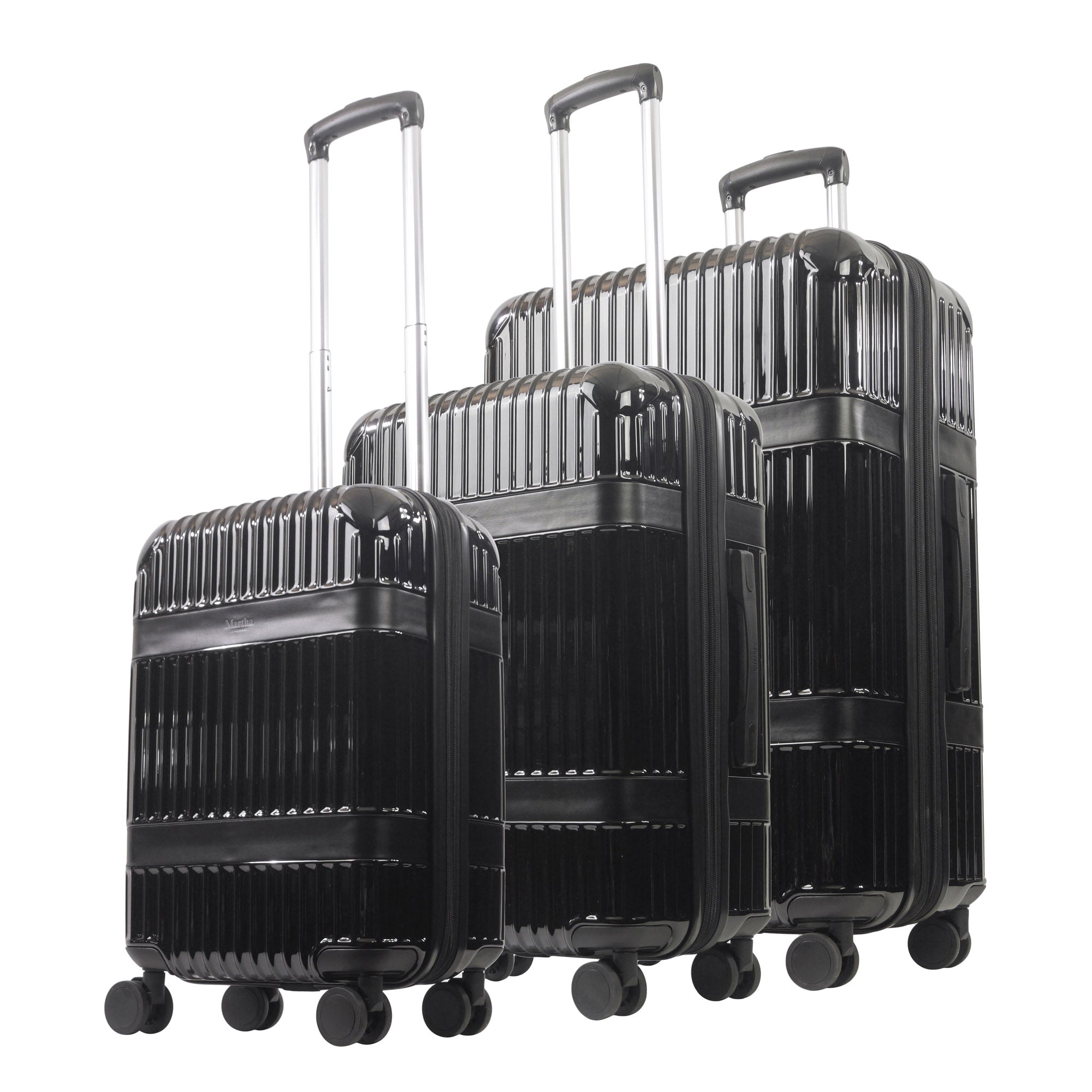 Martha Stewart The Bedford 3-piece Hardcase Luggage Set