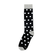 Black with White Polka Dot Socks