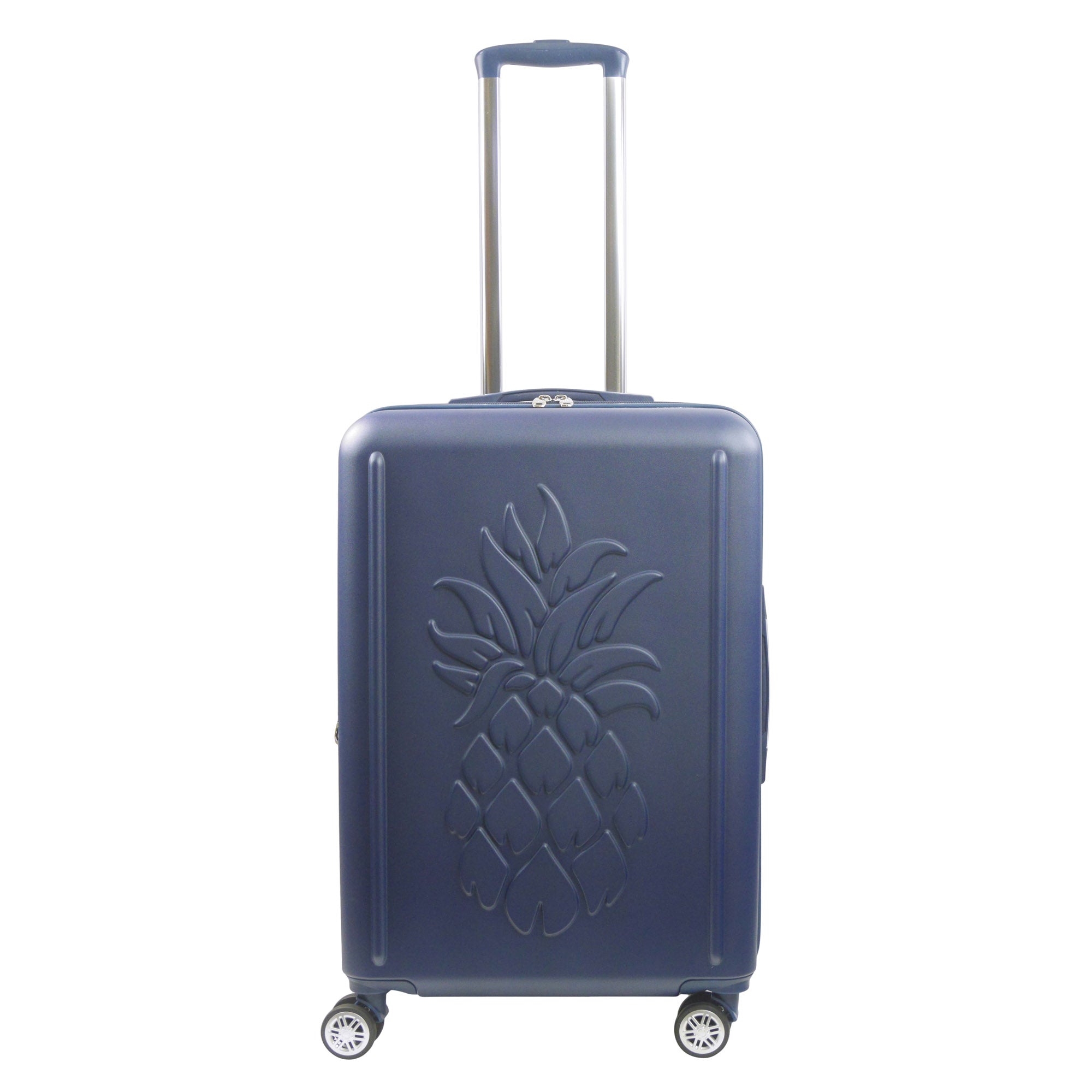 Tommy Bahama 26.5" Hard-Sided 3D Pineapple Luggage  with Drawstring Bag in Navy