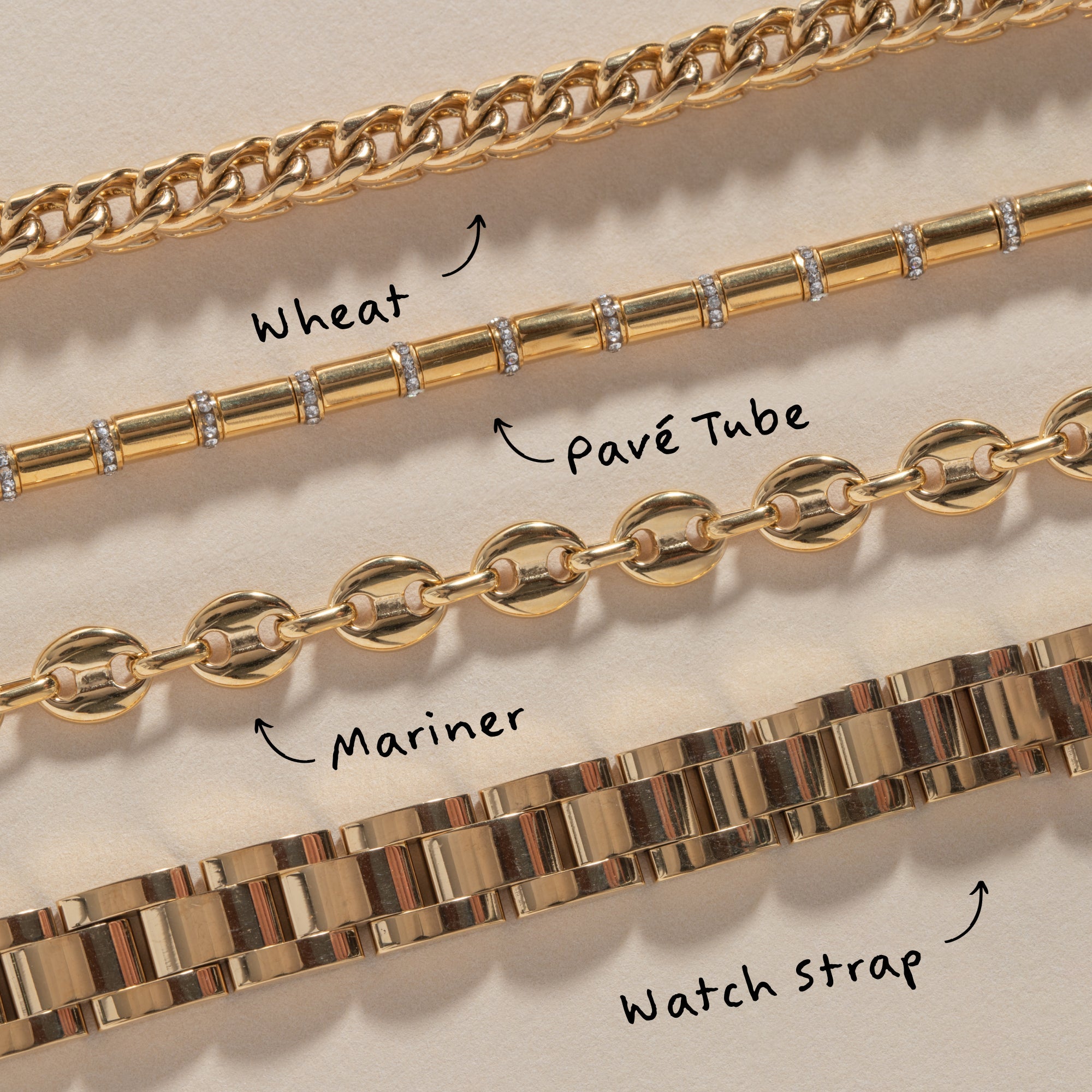 Chunky Watch Strap Bracelet