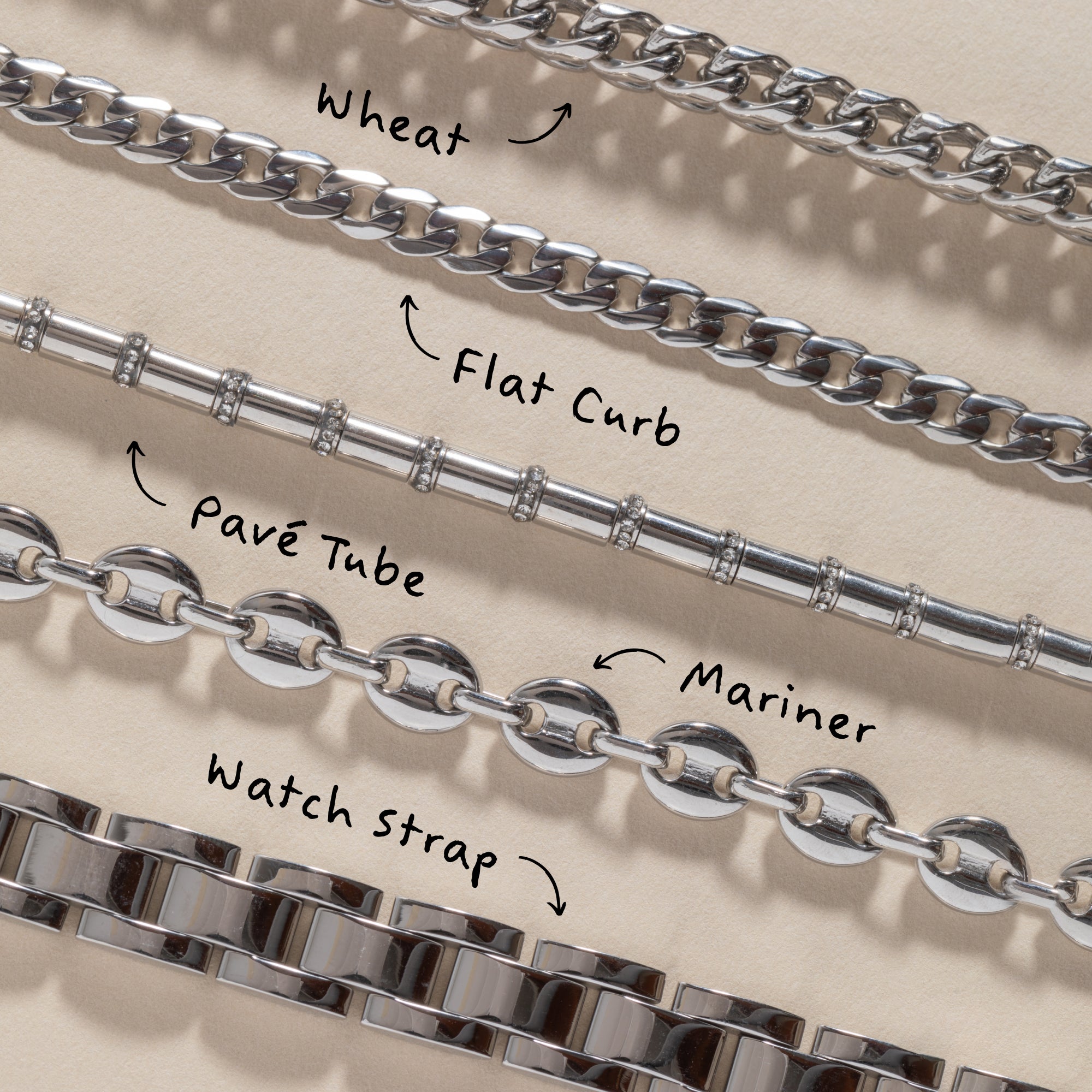 Chunky Watch Strap Bracelet