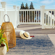 Brooklyn - Blue Outdoor Rug For Patio