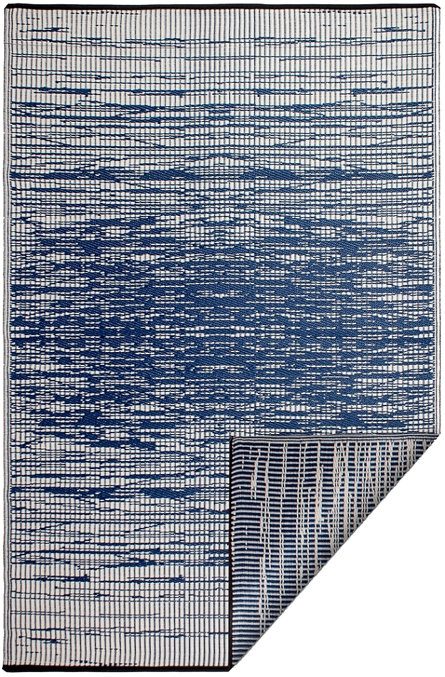 Brooklyn - Blue Outdoor Rug For Patio