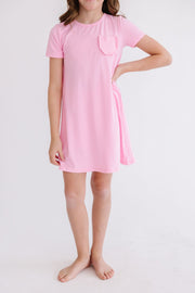 Bubblegum Pink T-shirt Dress