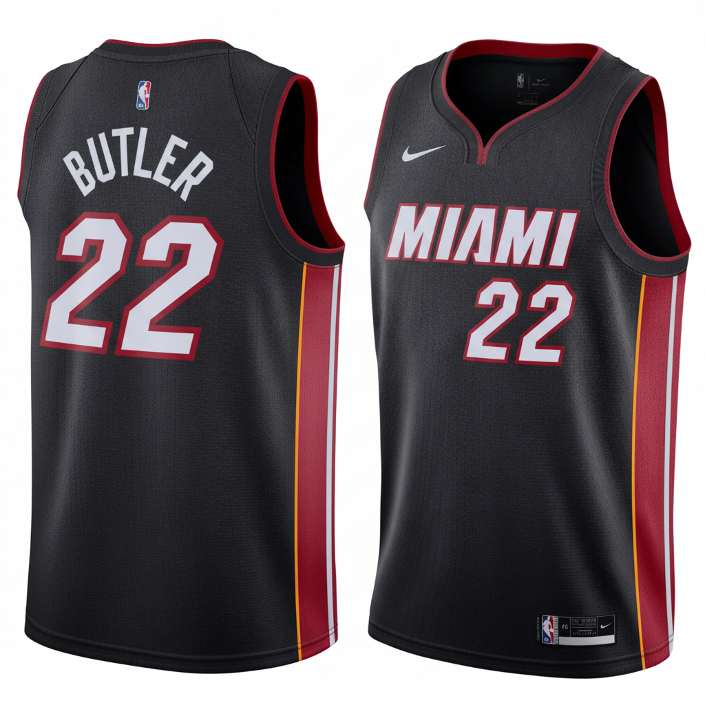 Youth Nike NBA Miami Heat 'Butler' Swingman Jersey Icon Edition